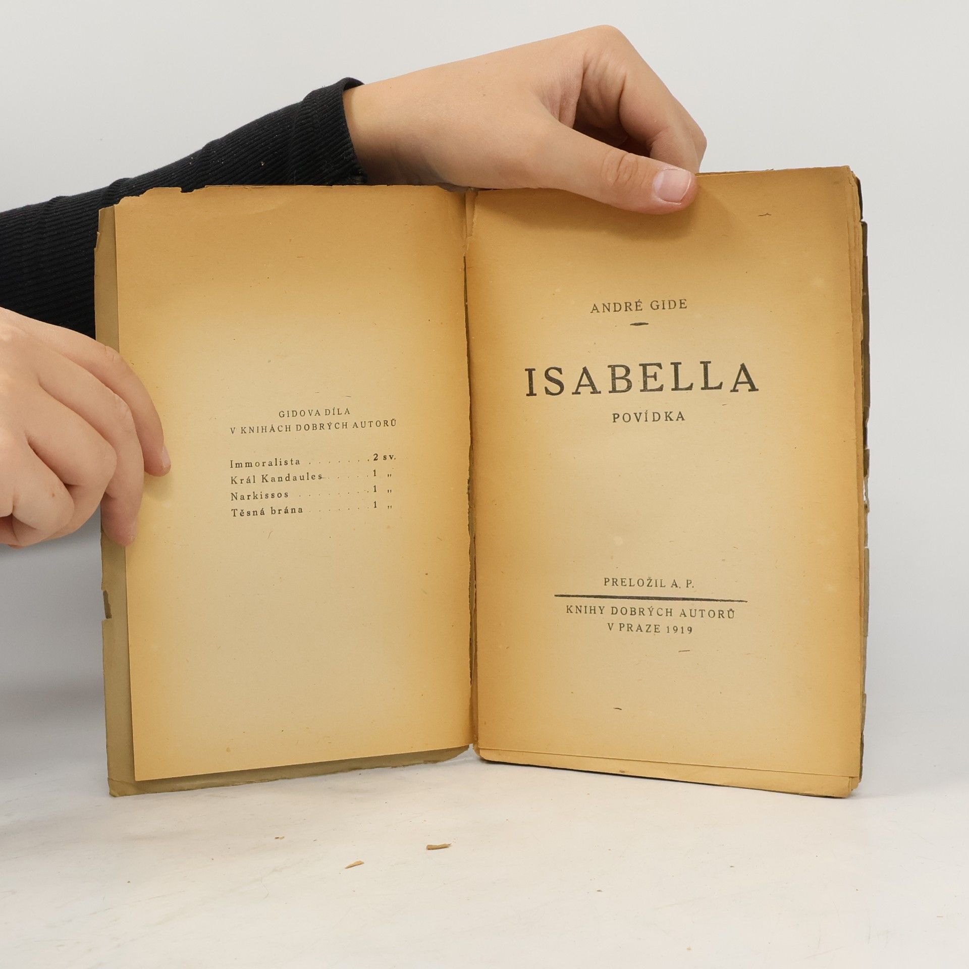 André Gide Isabella