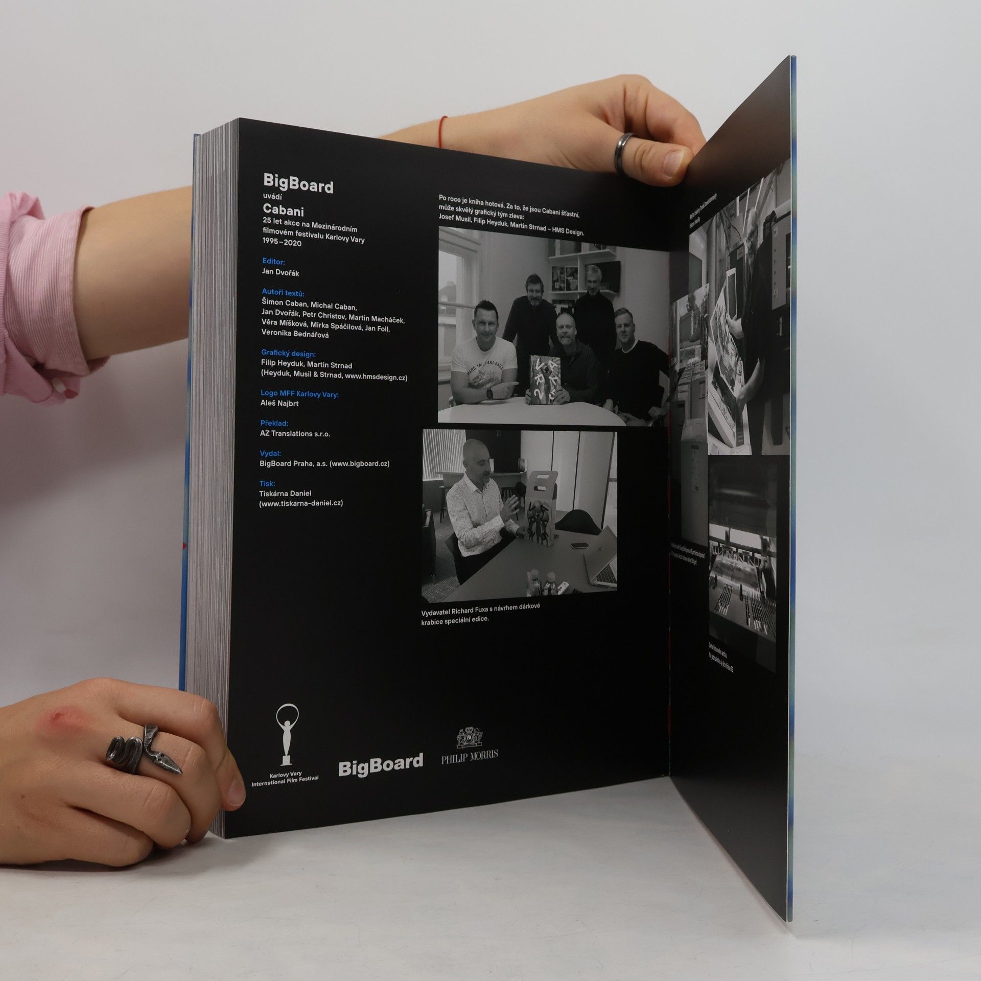Šimon Caban Vary 25 : BigBoard uvádí Cabani : 25 let akce na Mezinárodním filmovém festivalu Karlovy Vary 1995-2020