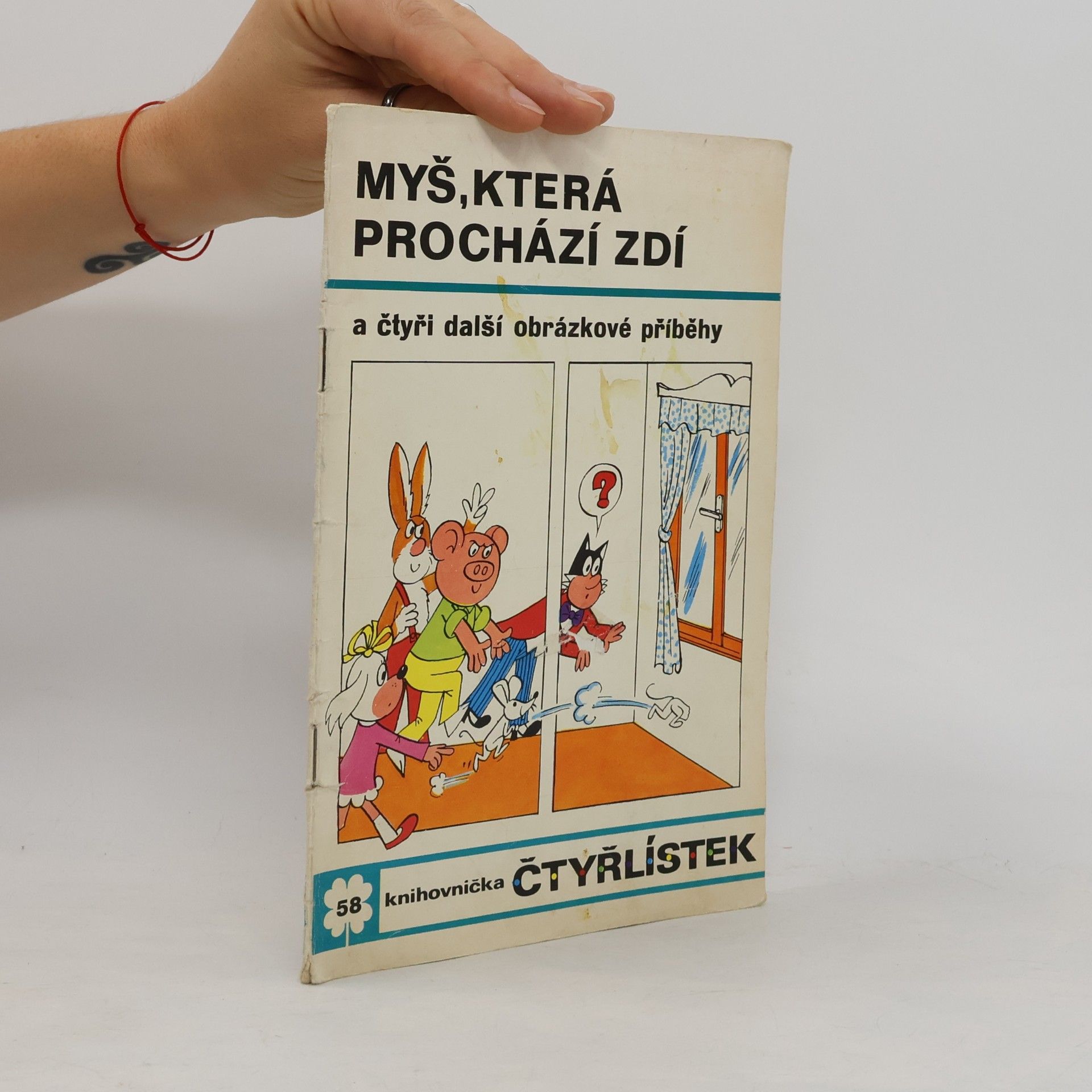 Jaroslav Němeček Čtyřlístek 58. Myš, která prochází zdí
