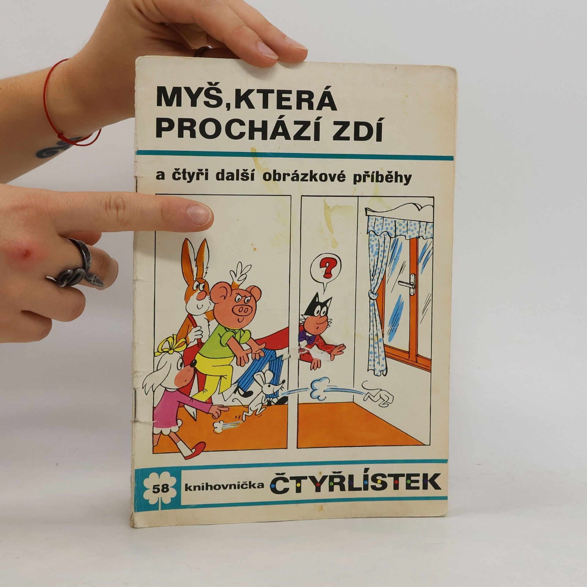 Jaroslav Němeček Čtyřlístek 58. Myš, která prochází zdí