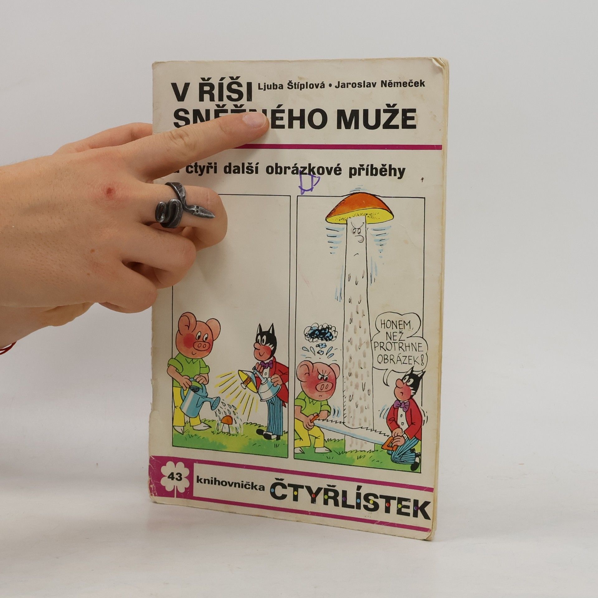 Ljuba Štíplová Čtyřlístek 43. V říši sněžného muže