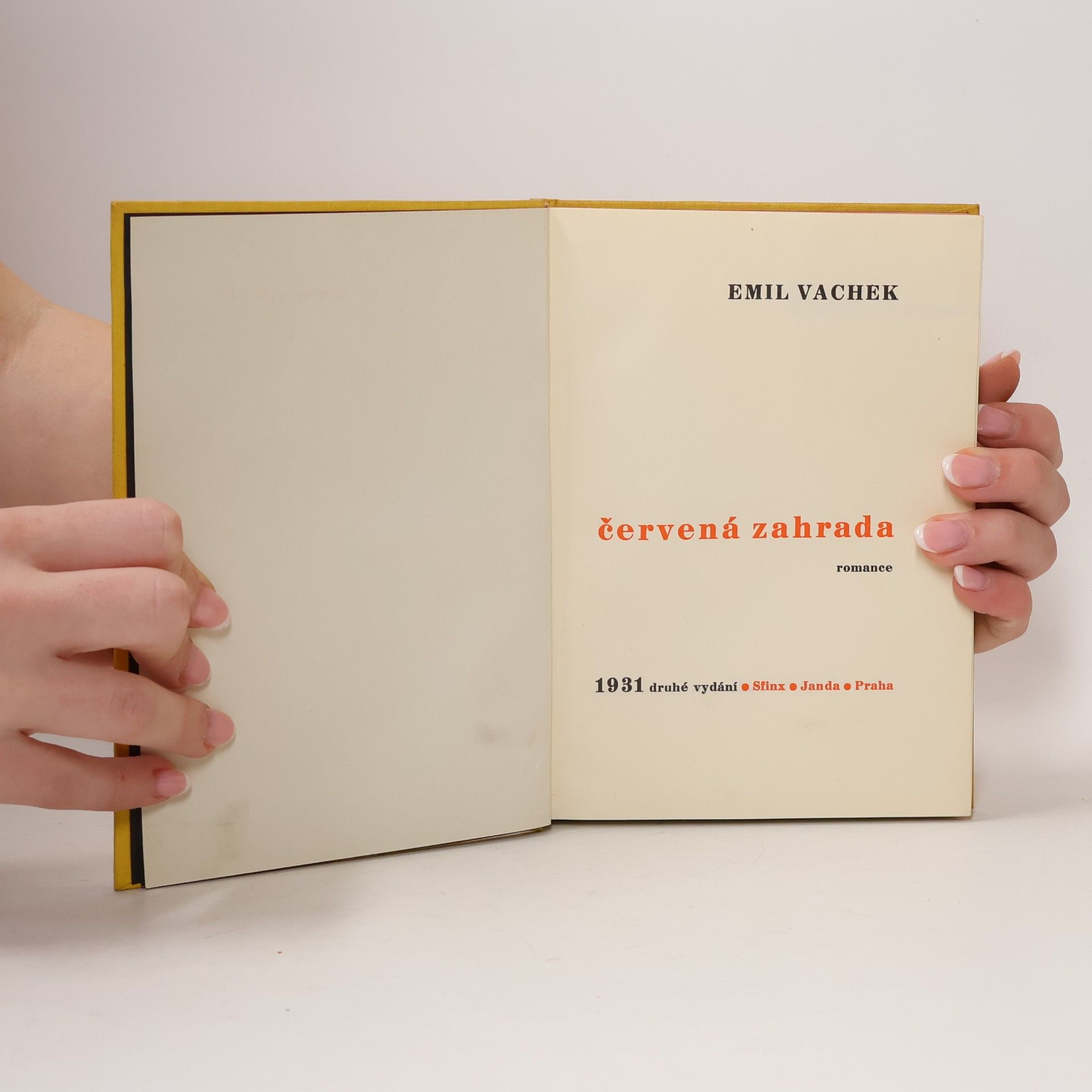 Emil Vachek Červená zahrada