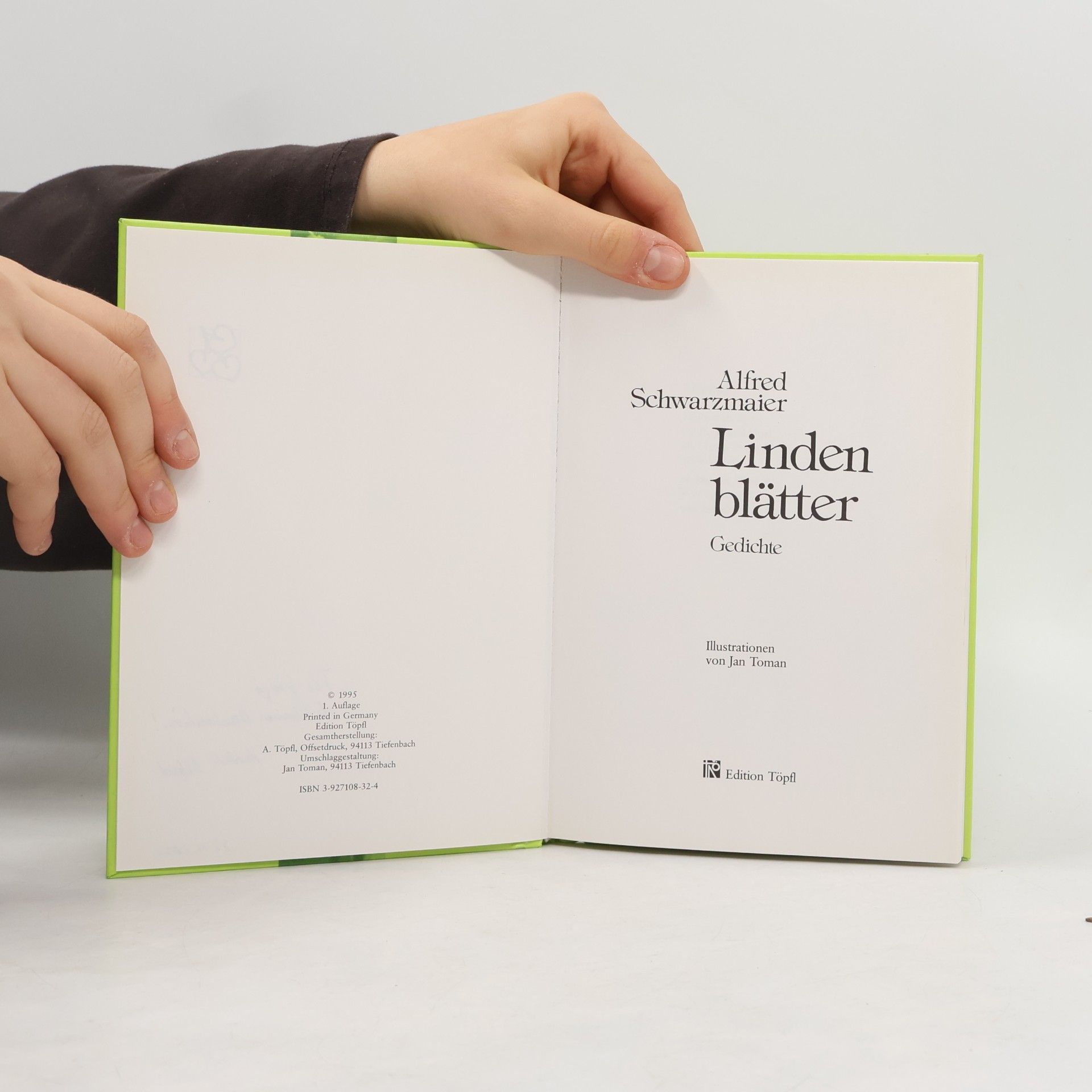 Alfred Schwarzmaier Lindenblätter: Gedichte