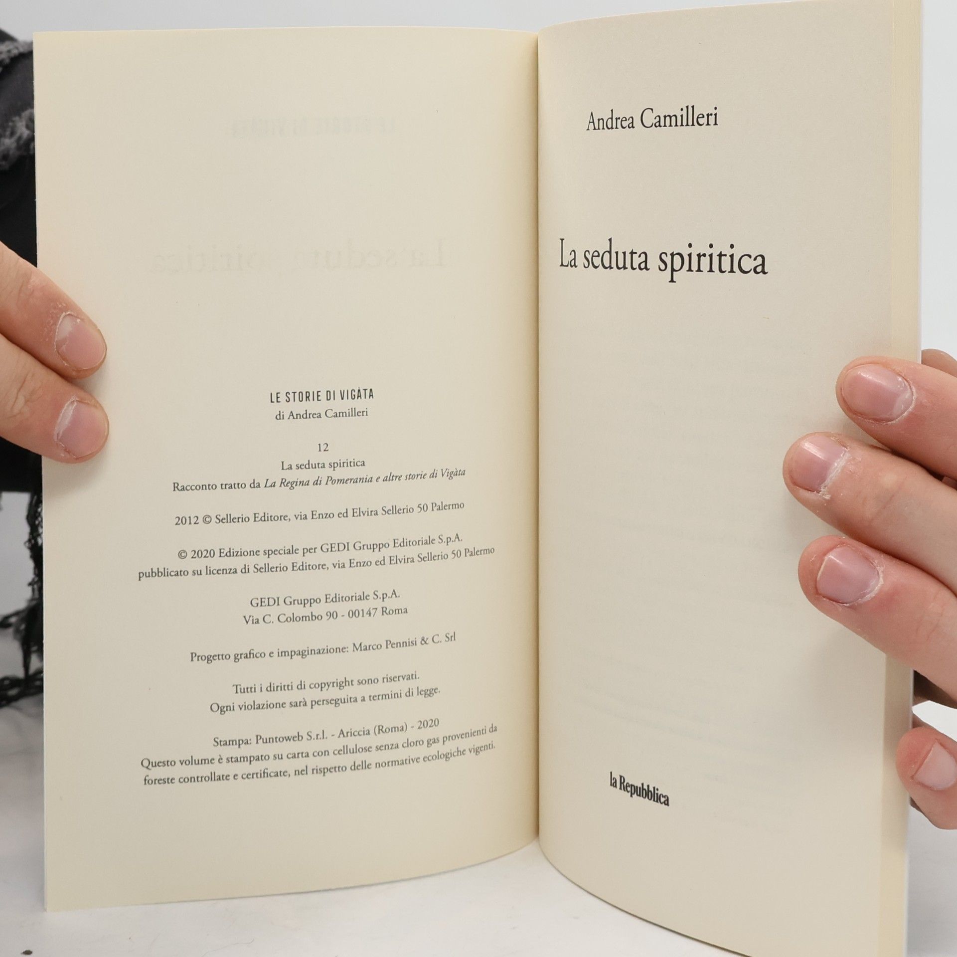 Andrea Camilleri La seduta spiritica