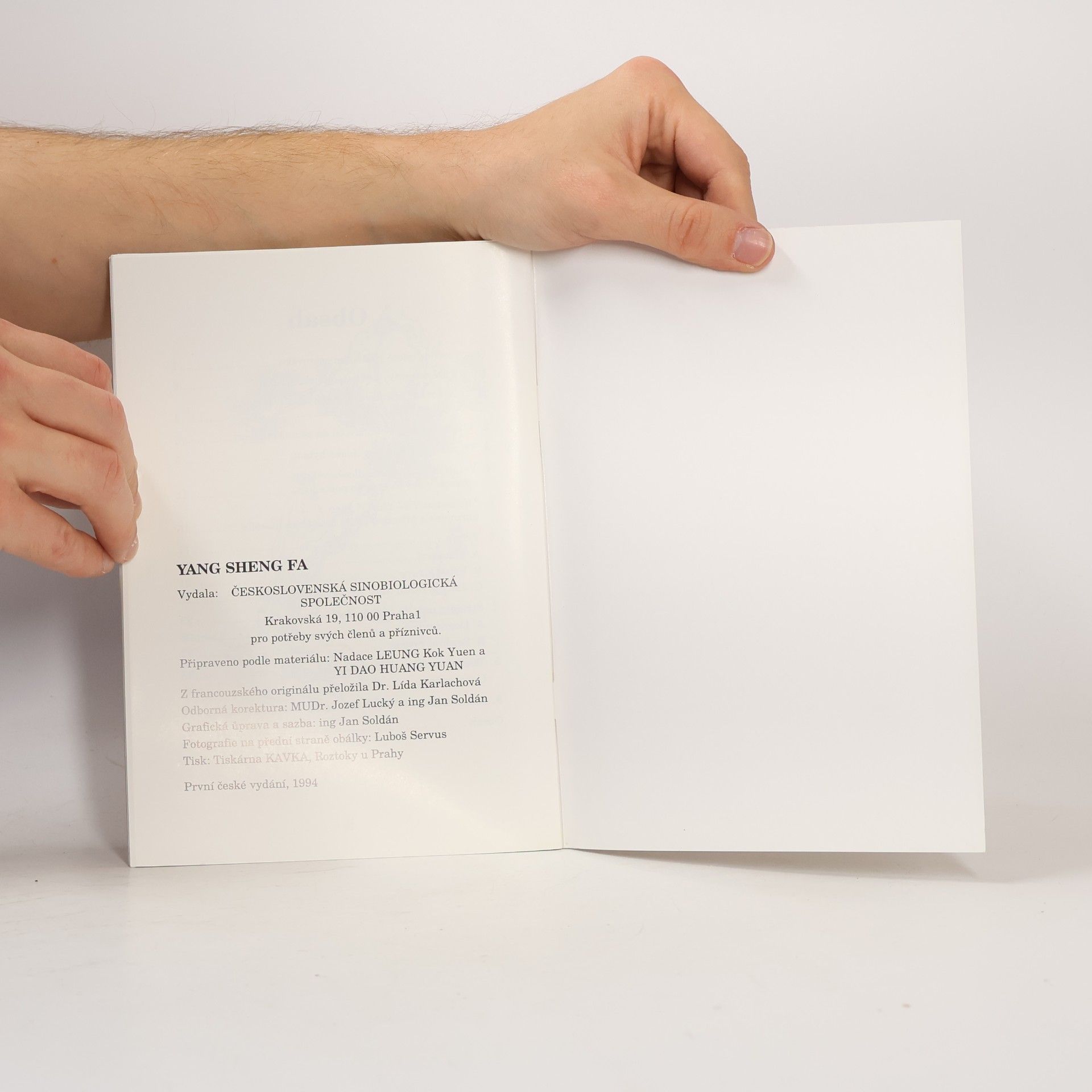Autores varios Yang Sheng Fa: Umění životosprávy podle taoistické filosofie aneb Jak si zachovat své zdraví a dlouhověkost