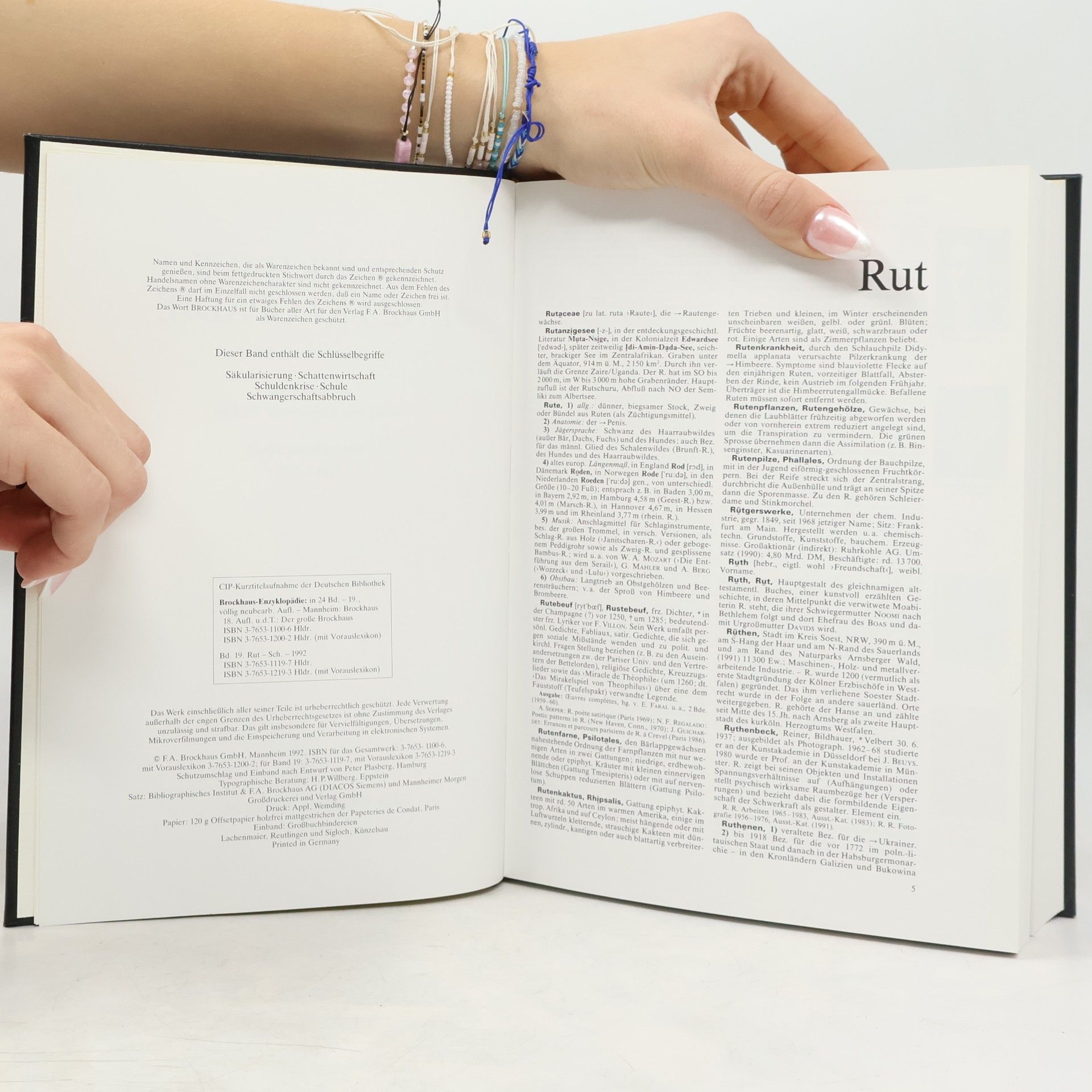 Autorenkollektiv Brockhaus Enzyklopädie, Band 19, Rut-Sch