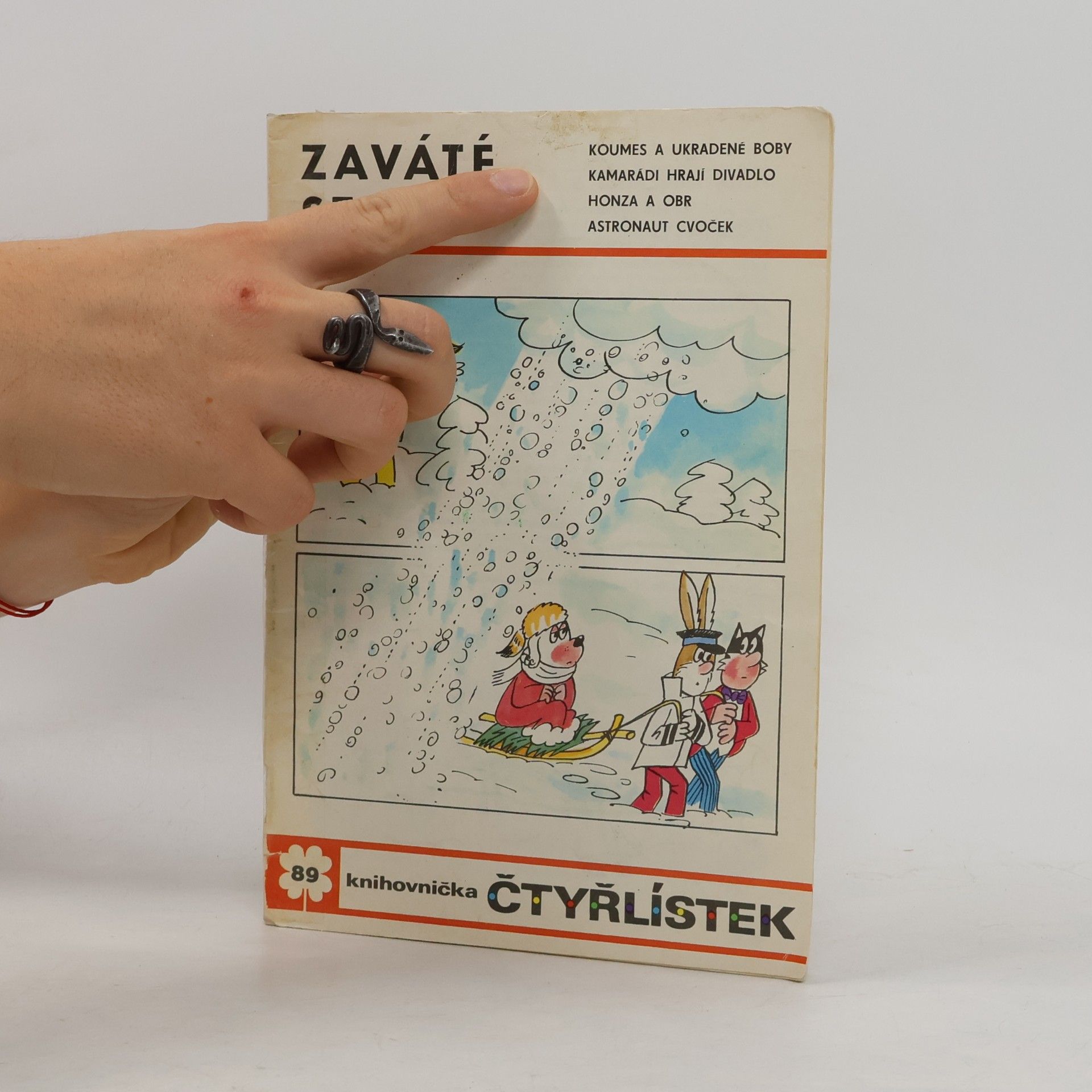 Ljuba Štíplová Čtyřlístek 89. Zaváté stopy