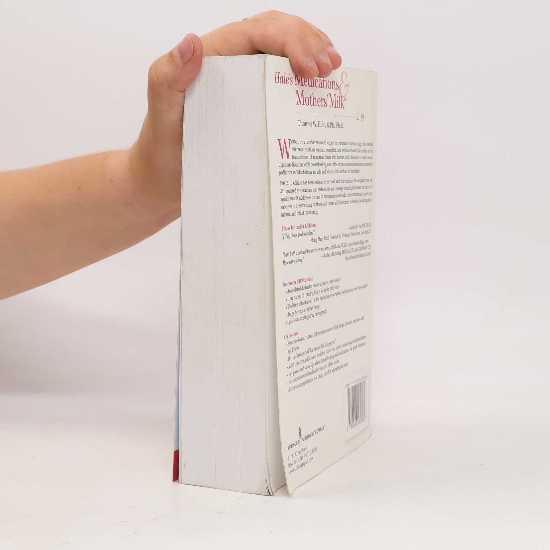 Thomas Wright Hale Hale's Medications & Mothers' Milk 2019