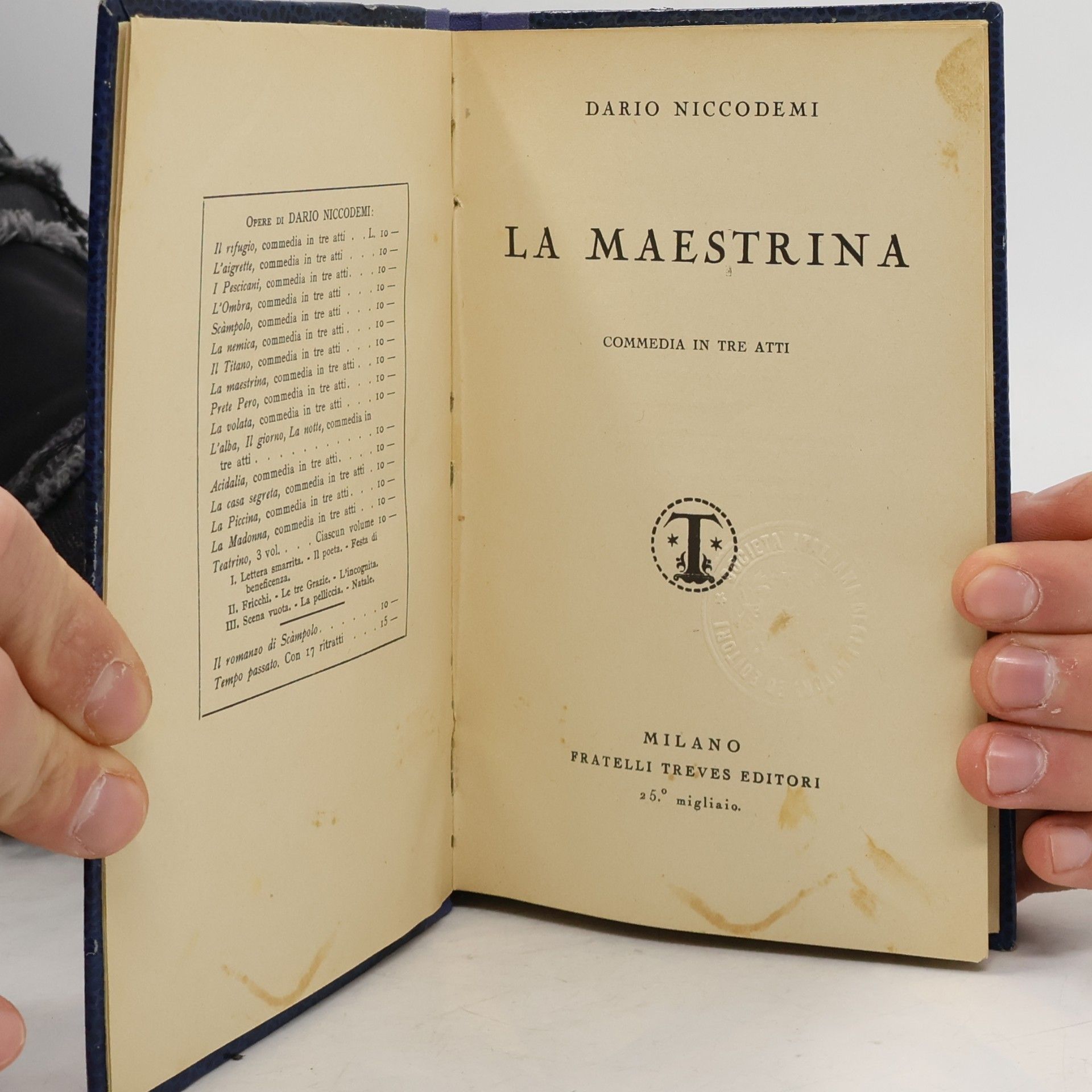 Dario Niccodemi La Maestrina