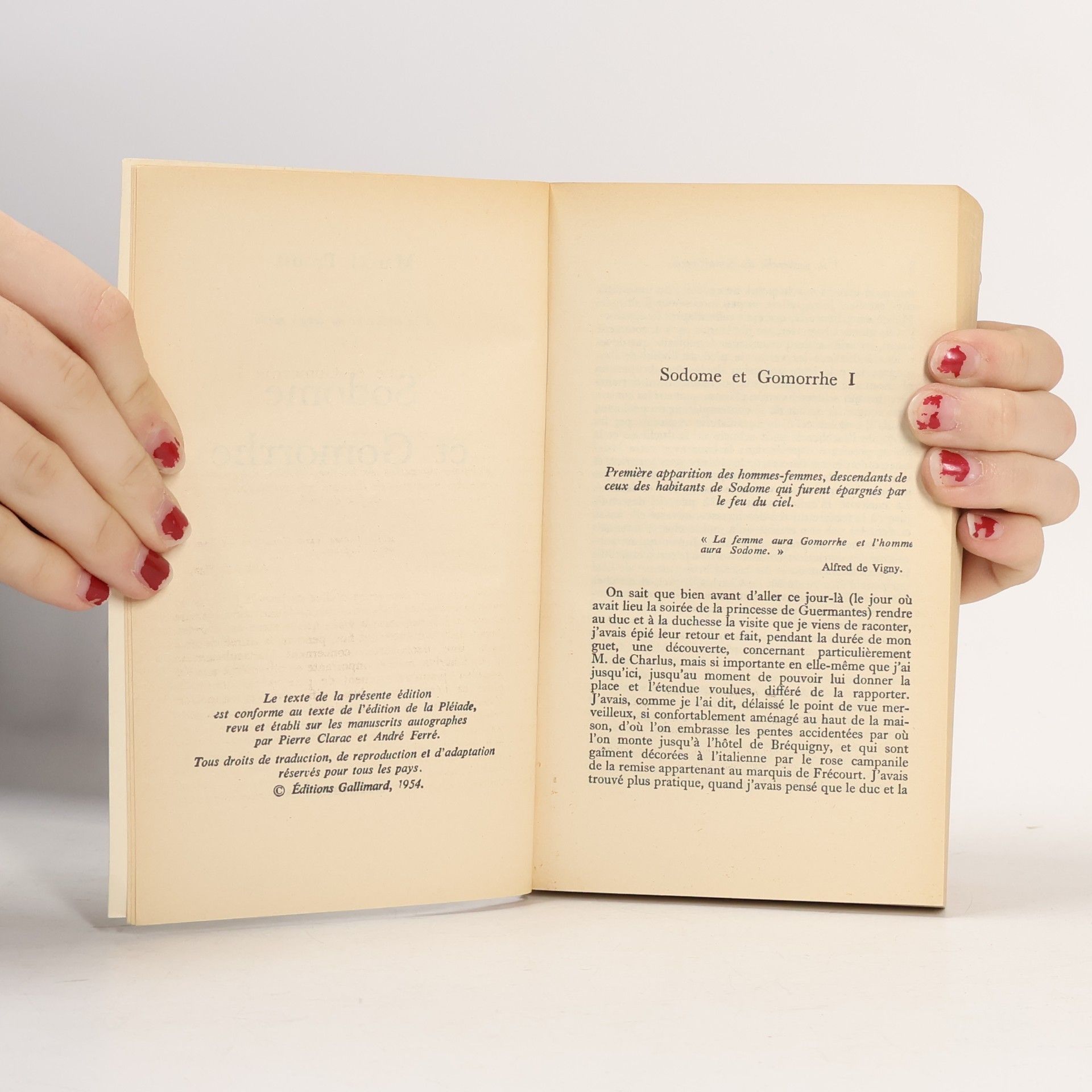 Proust Sodome et Gomorrhe