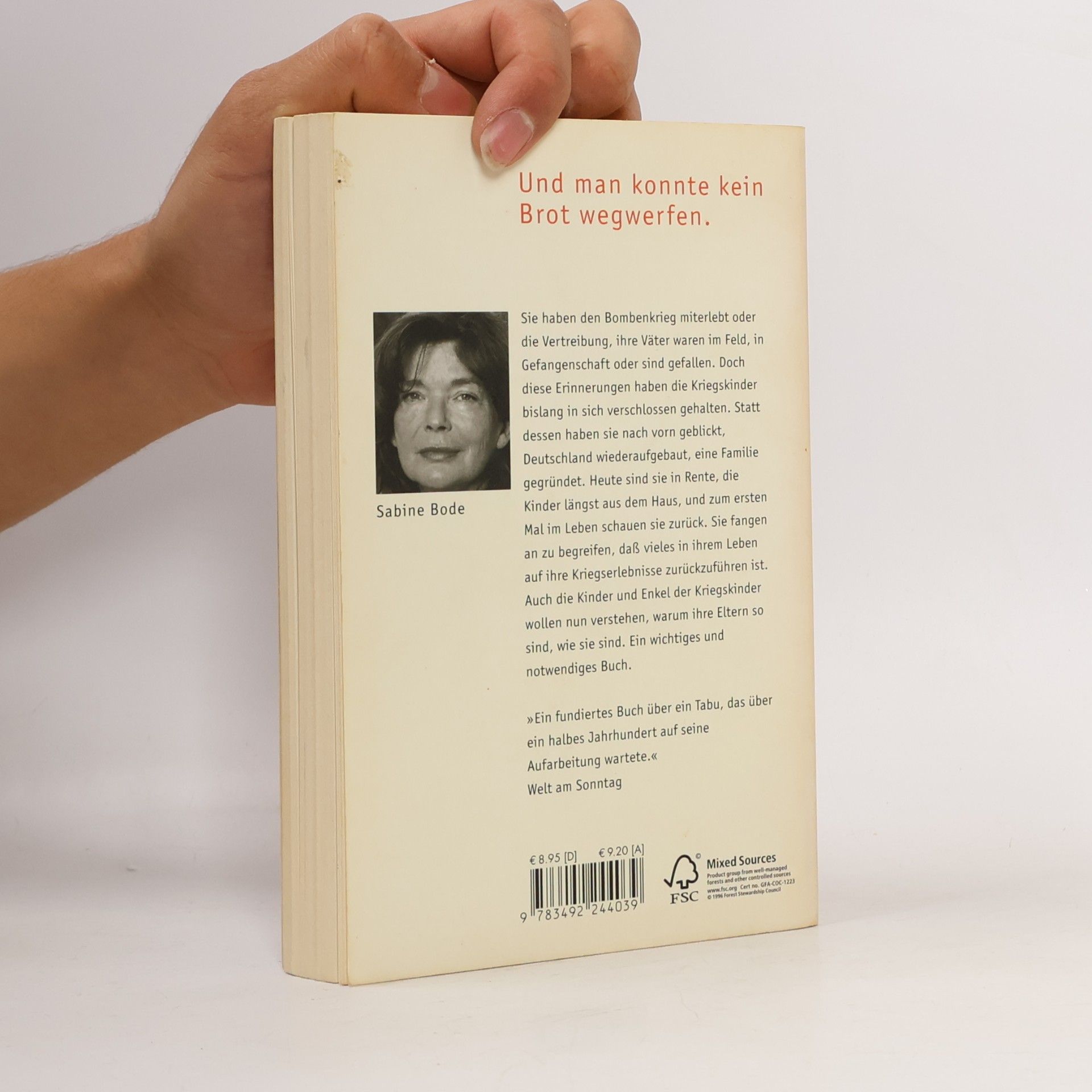 Sabine Bode Die vergessene Generation