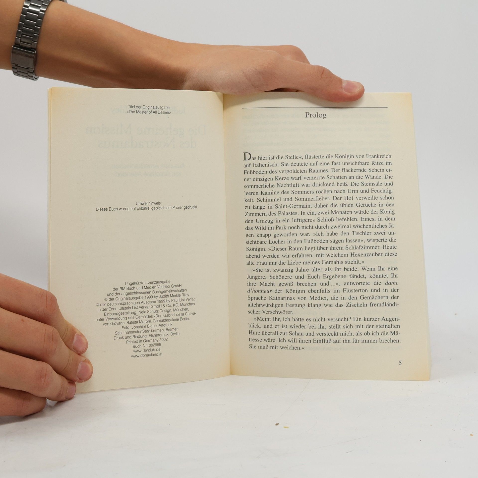 Judith Riley Merkle Die Geheime Mission des Nostradamus