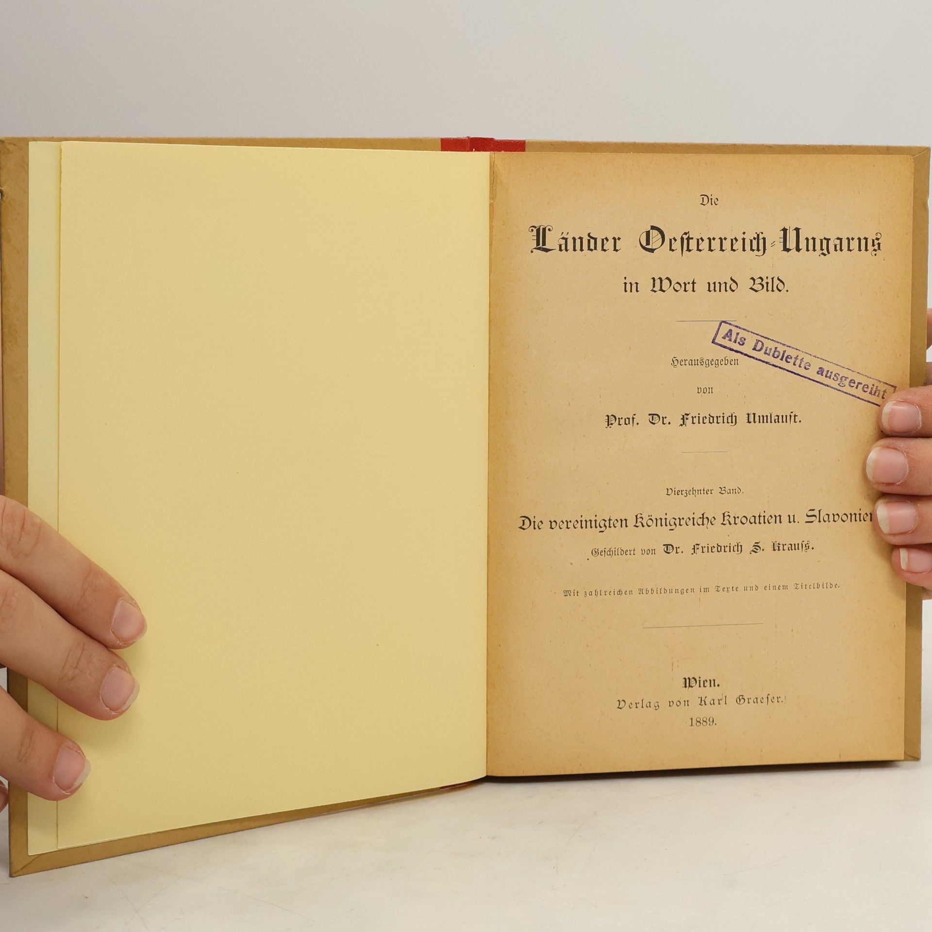 Friedrich S. Krauss Kroatien und Slavonien