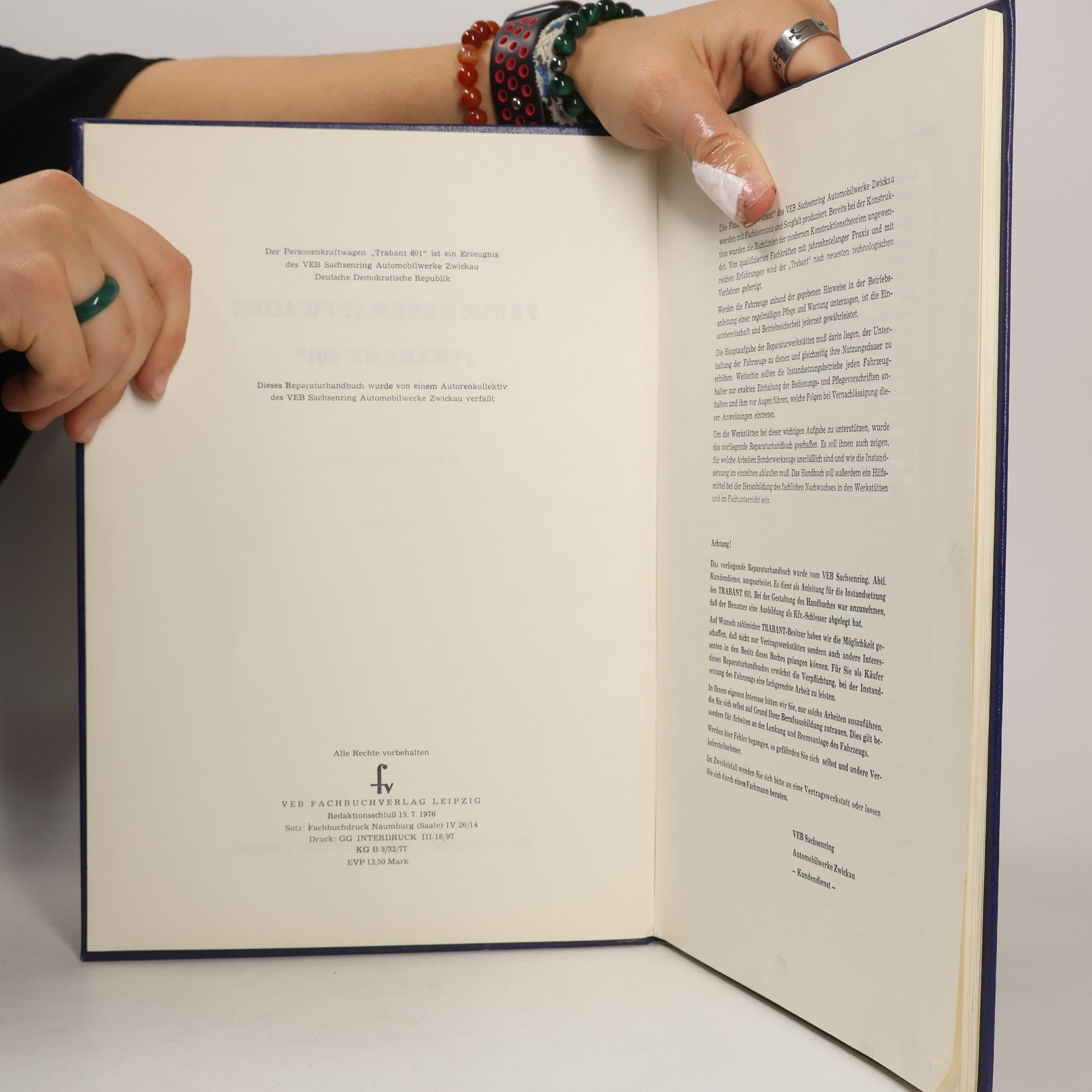 Various authors Reparaturhandbuch für Personenkraftwagen