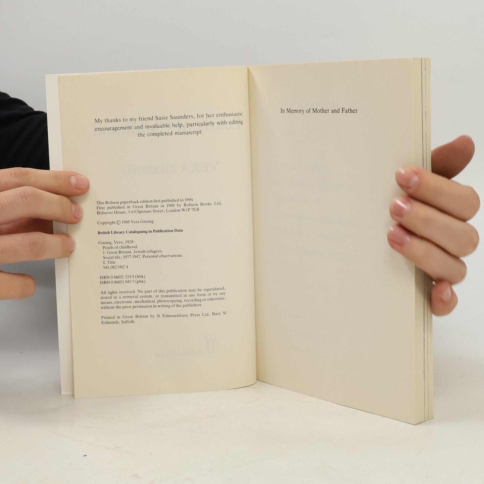 Vera Gissing Pearls of Childhood