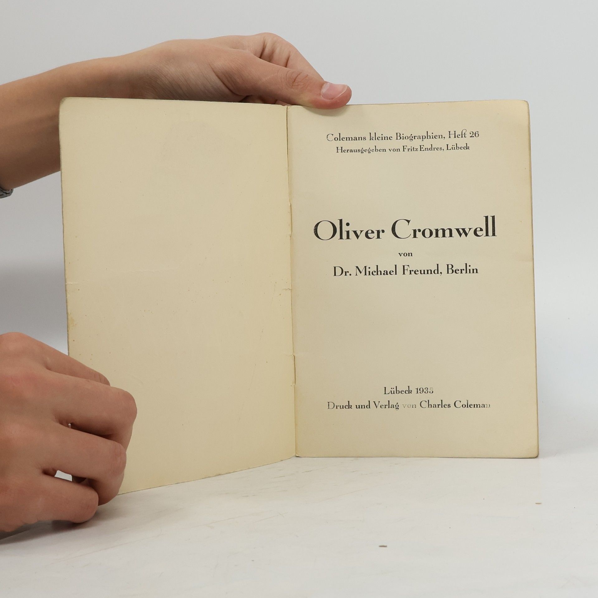 Michael Freund Oliver Cromwell