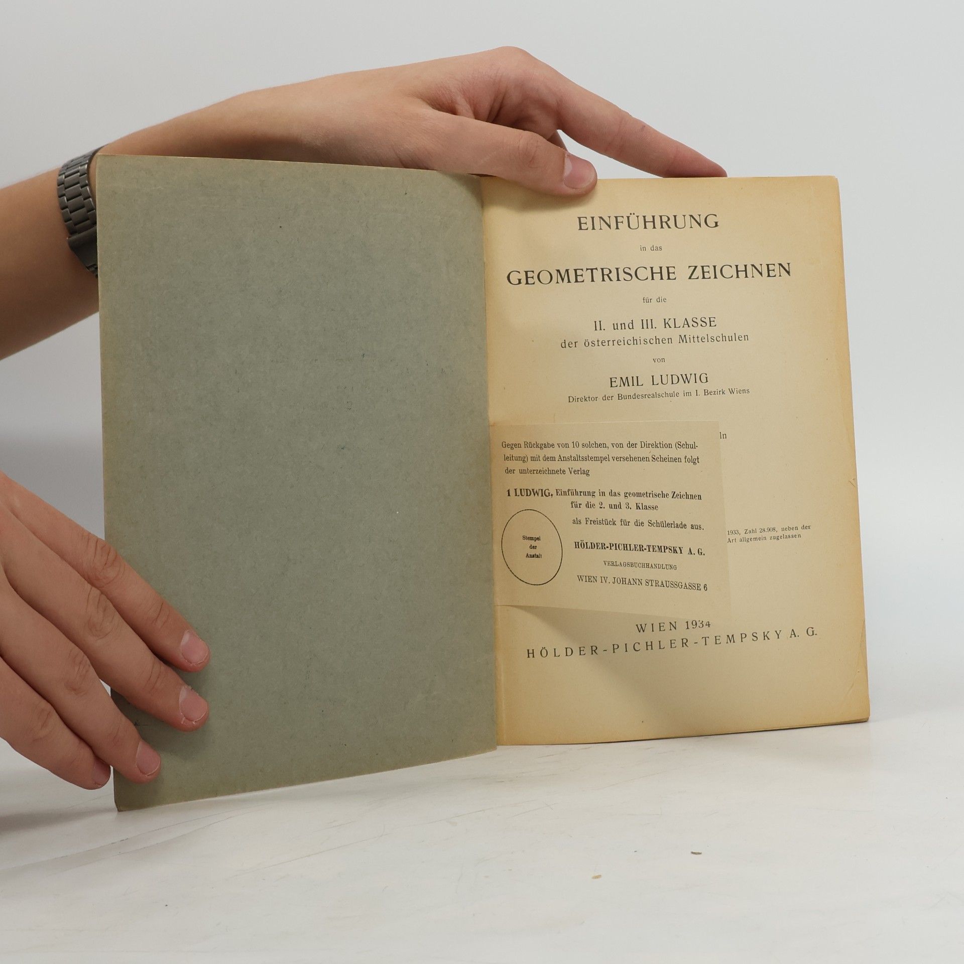 Emil Ludwig EINFÜHRUNG IN DAS GEOMETRISCHE ZEICHNEN