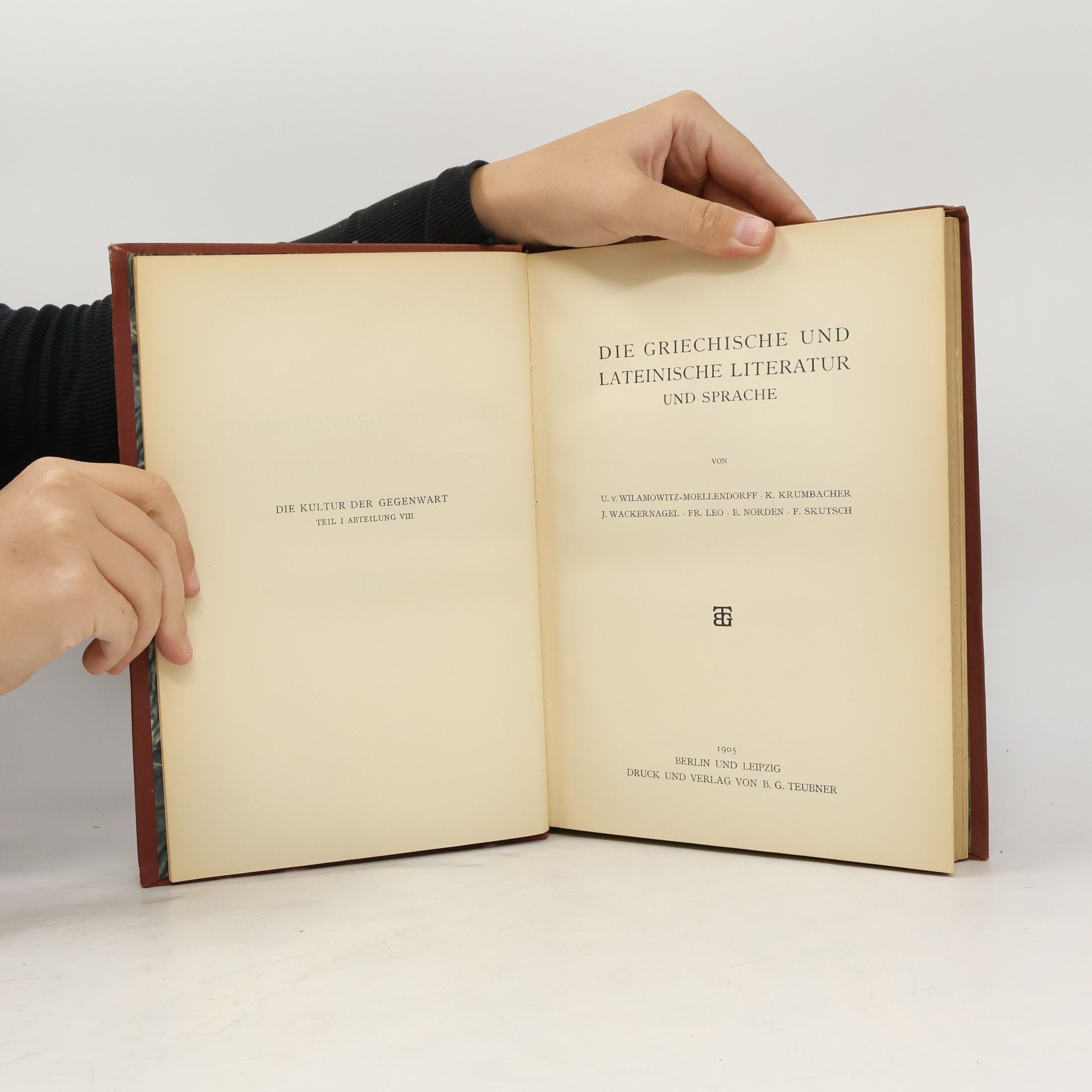 Kolektiv autorů Die griechische und lateinische Literatur und Sprache