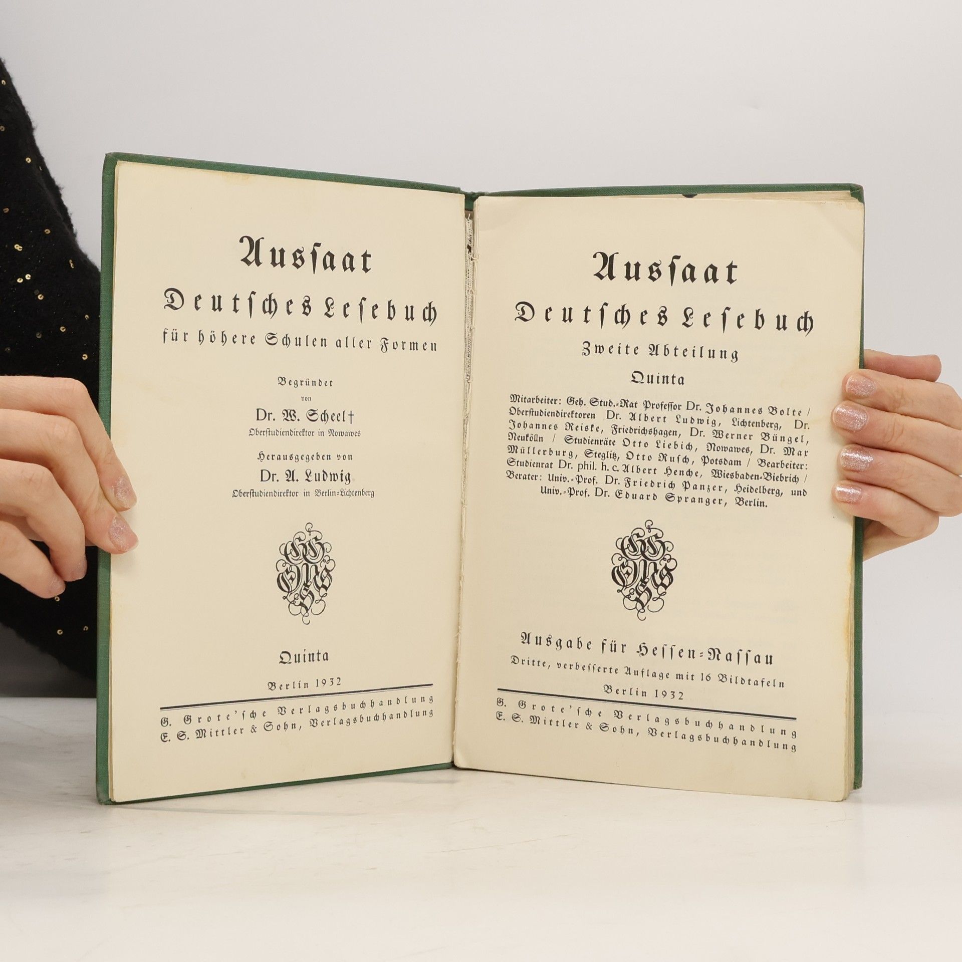 W. Scheel Aussaat