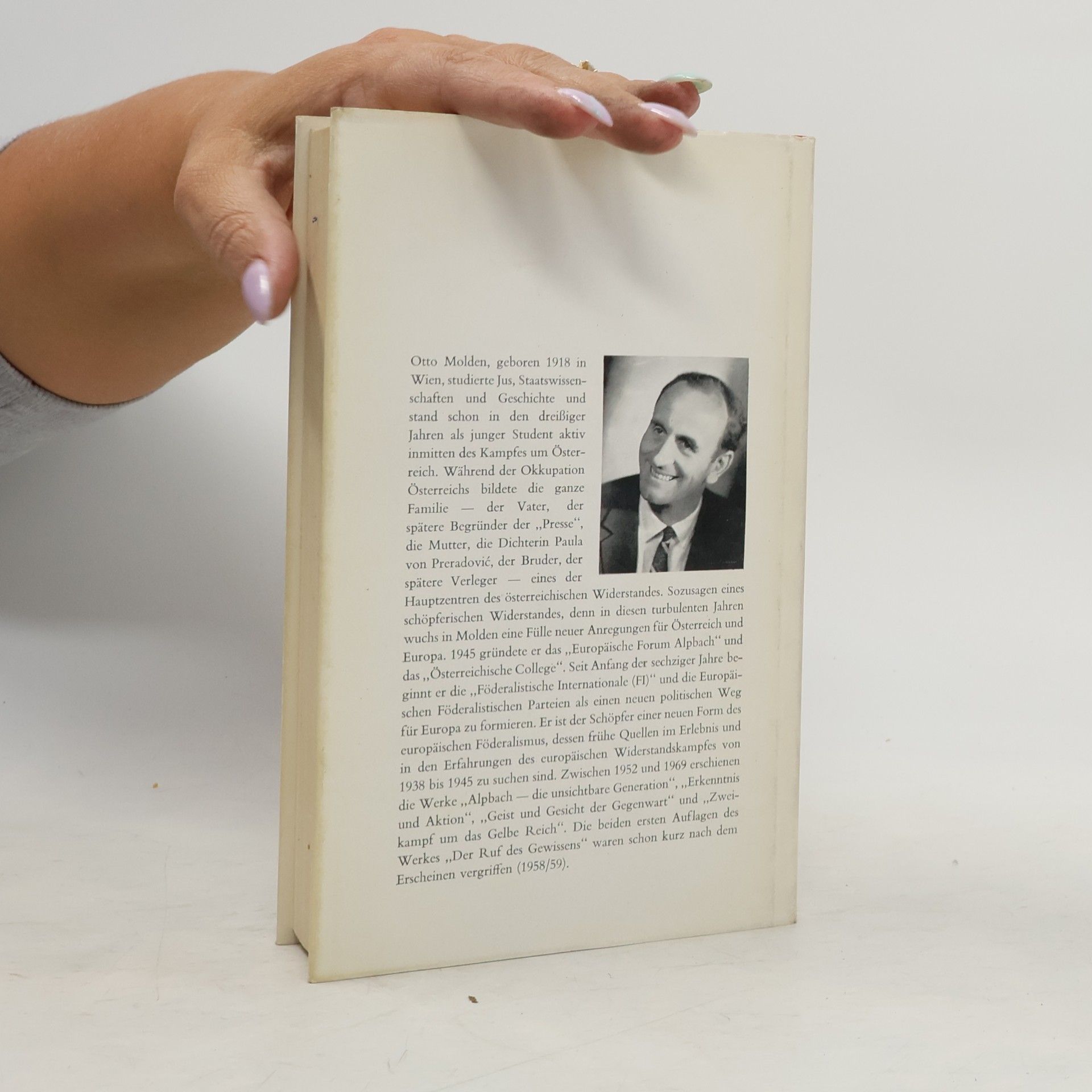 Otto Molden Der Ruf des Gewissens: Der Österreichische Freiheitskampf 1938-1943