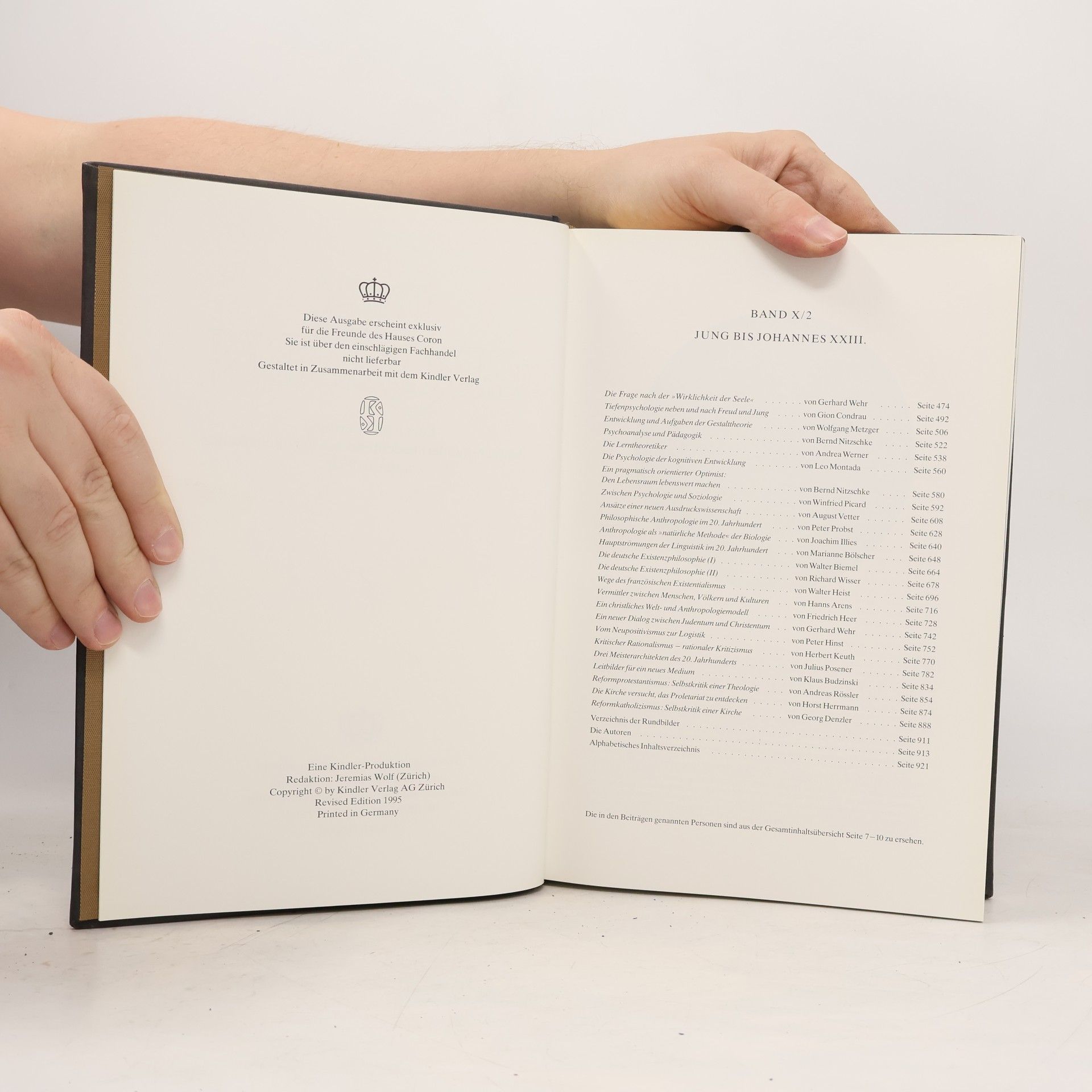 Various authors Die Grossen X/2. Jung bis Johannes XXIII.