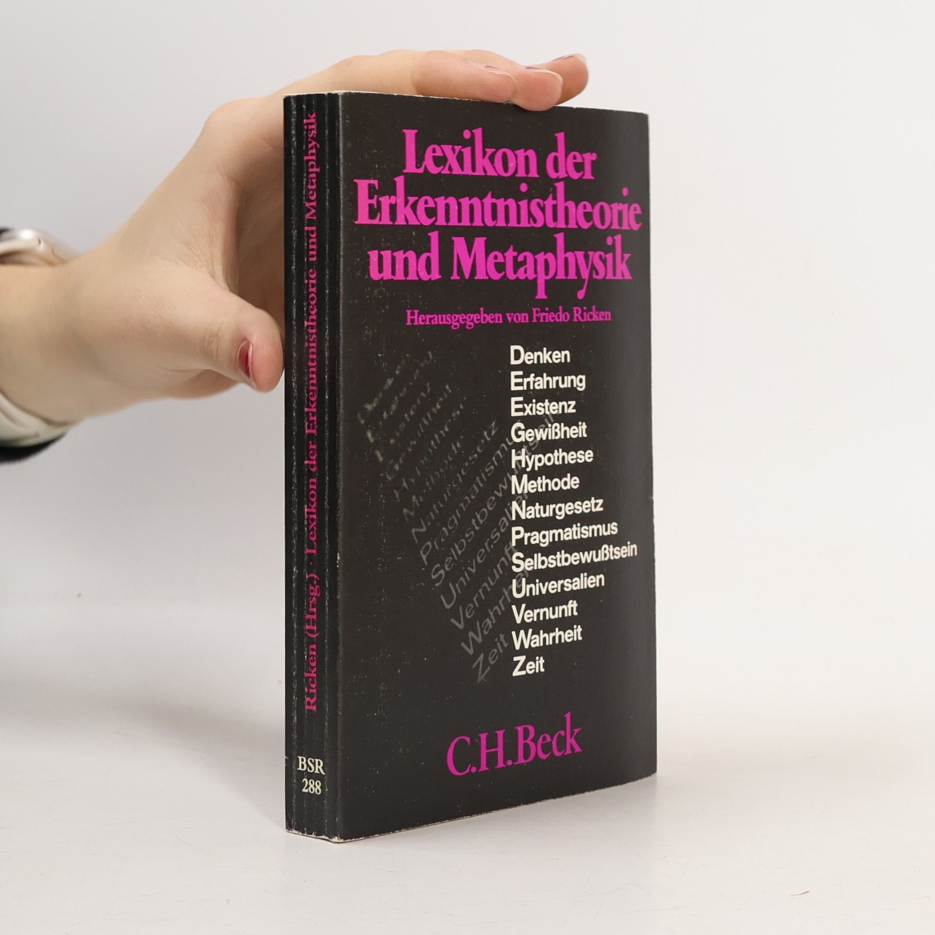 Lexikon der Erkenntnistheorie und Metaphysik