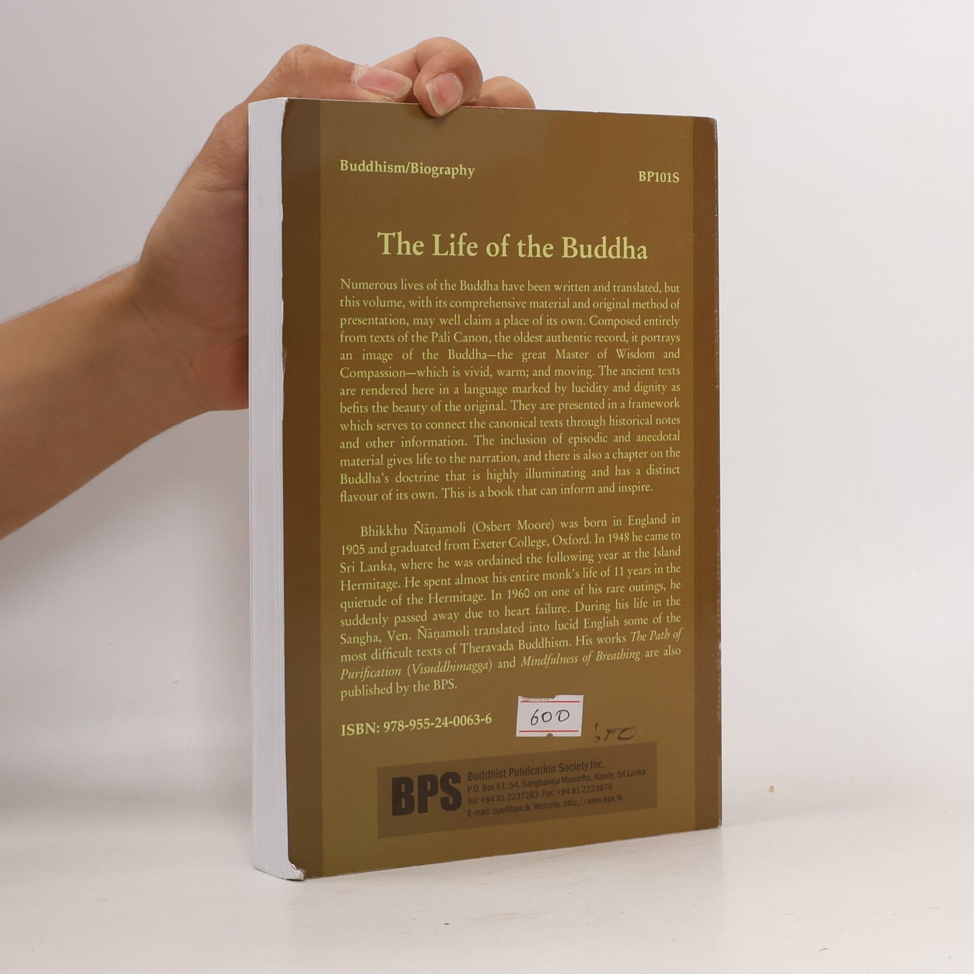 Bhikkhu Nyanamoli The Life of the Buddha