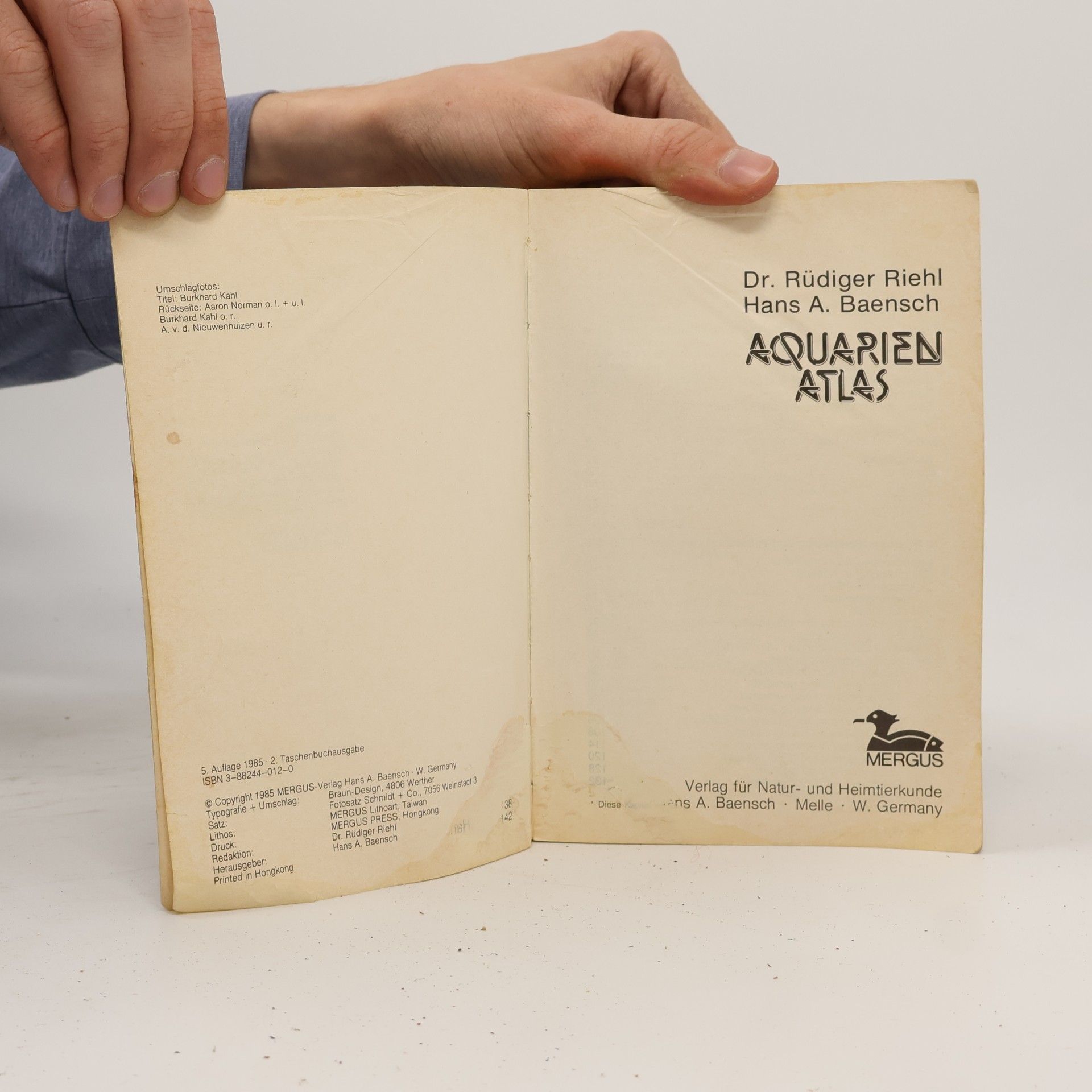 Rüdiger Riehl Aquarium Atlas