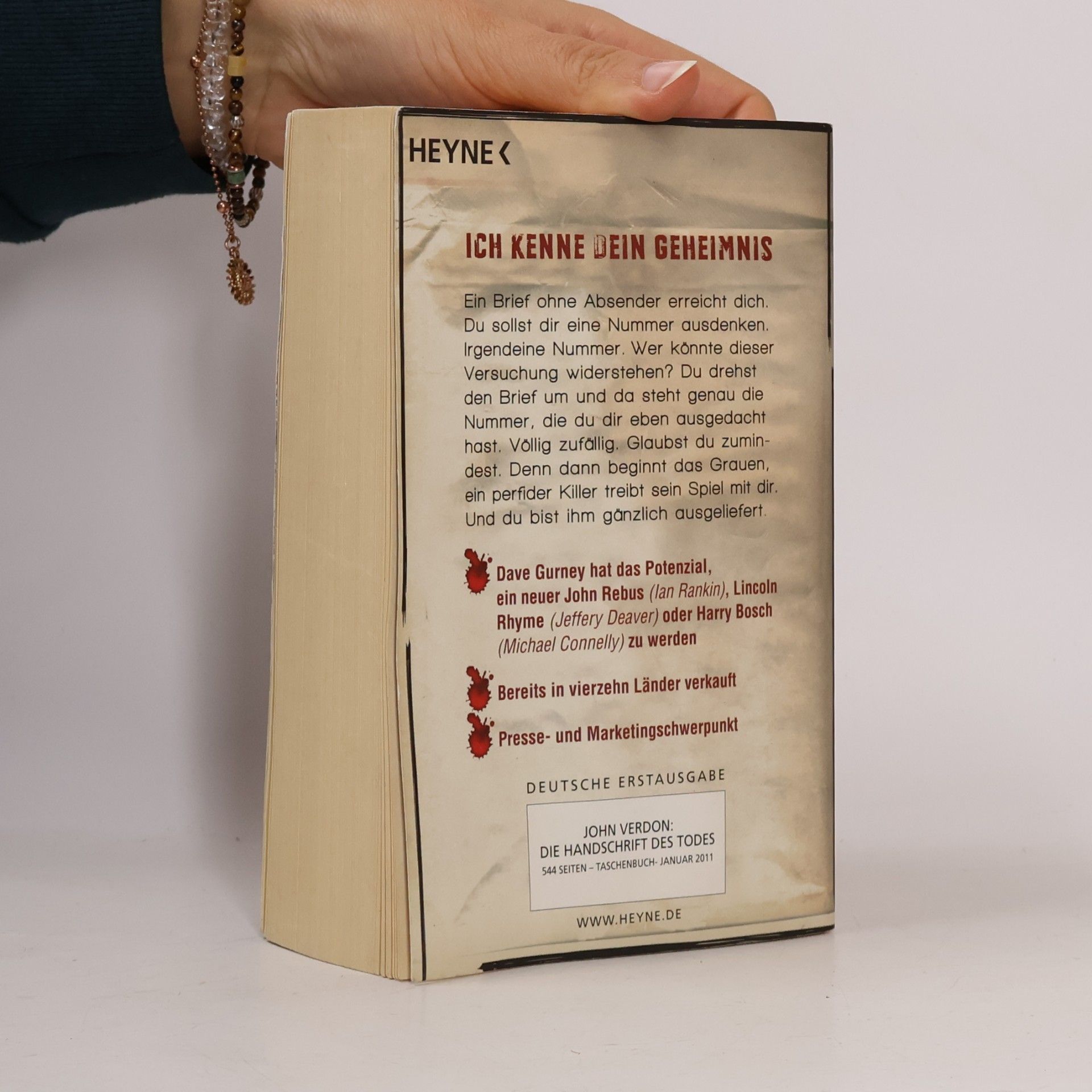 John Verdon Die Handschrift des Todes