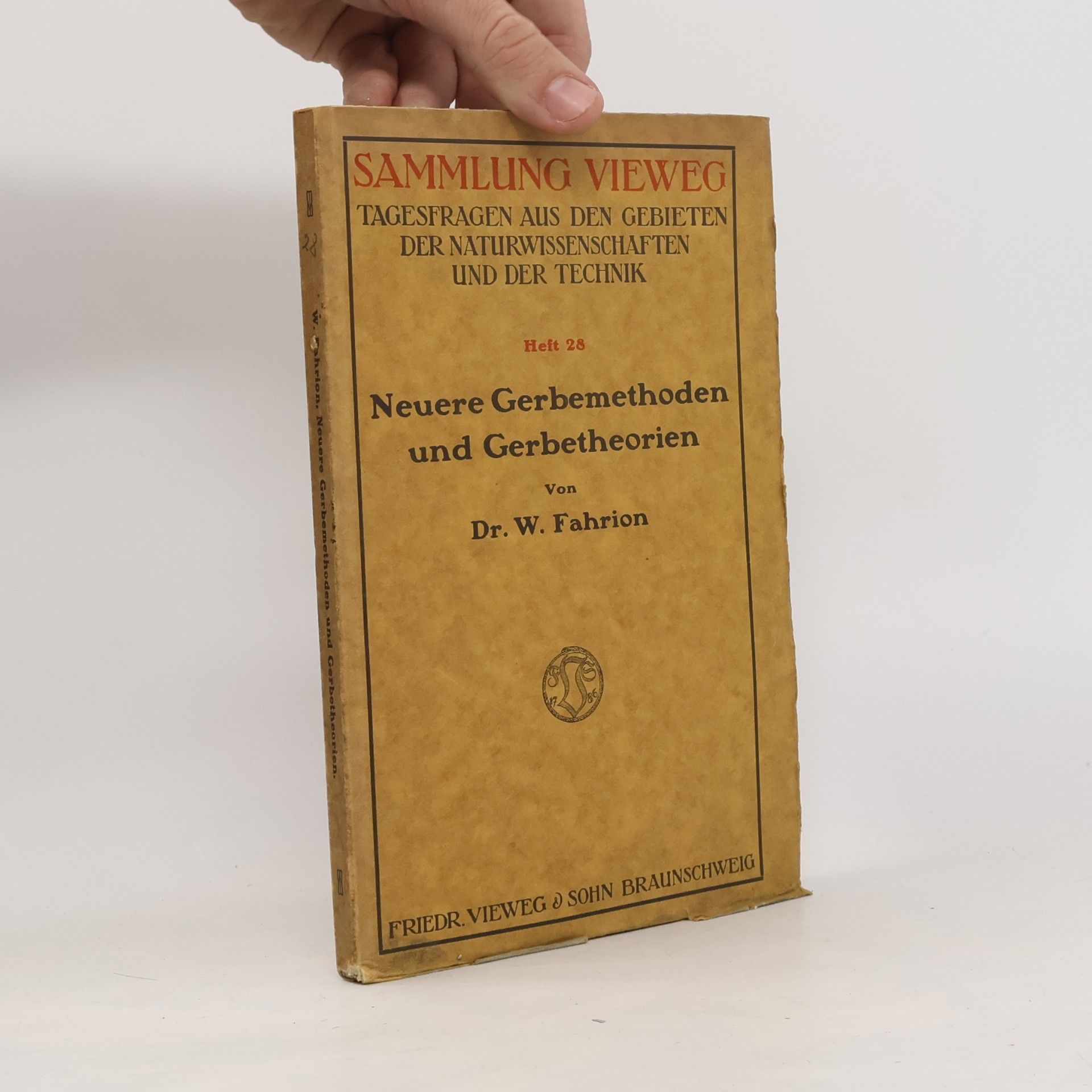 Neuere Gerbemethoden und Gerbetheorien