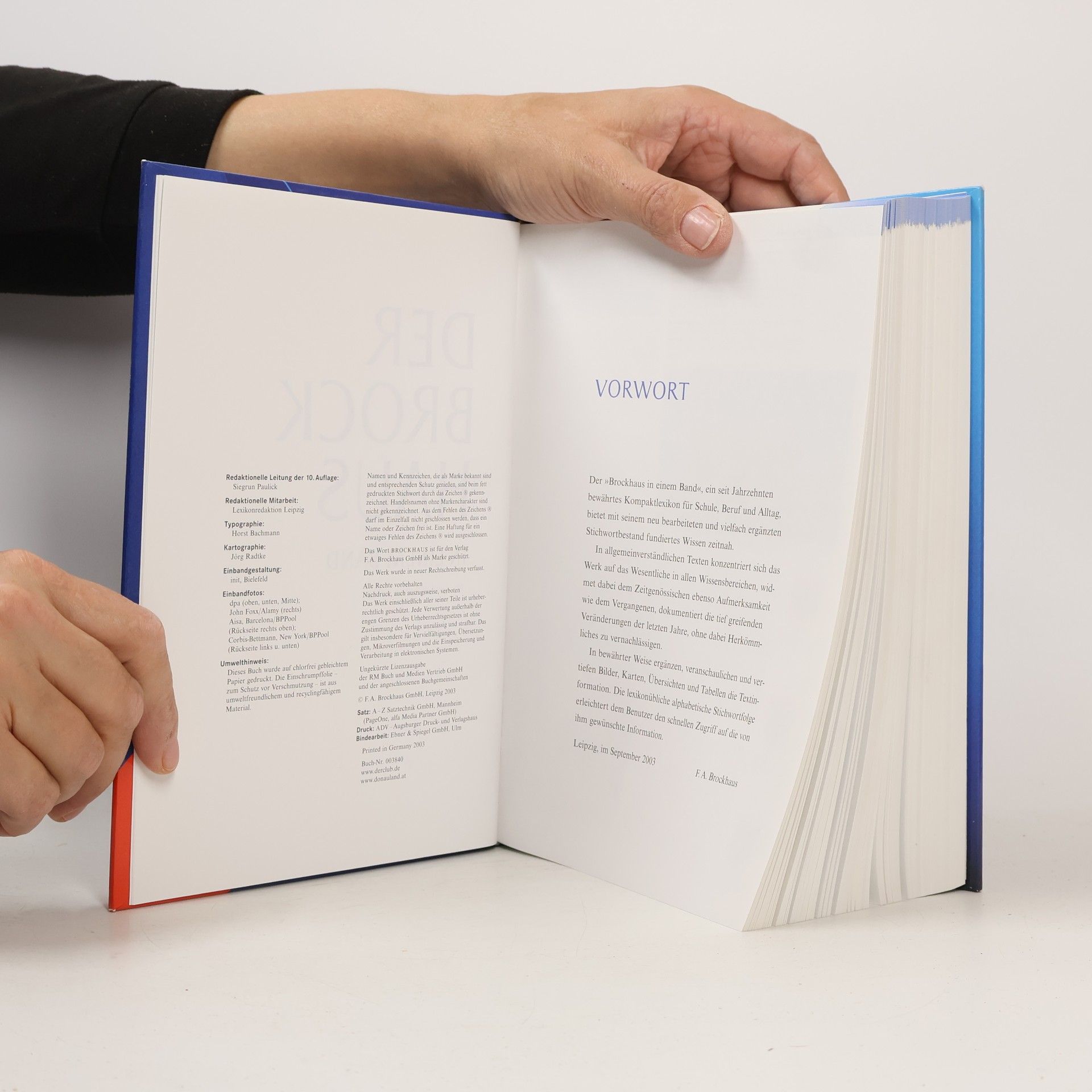 Various authors Der Brockhaus in einem Band