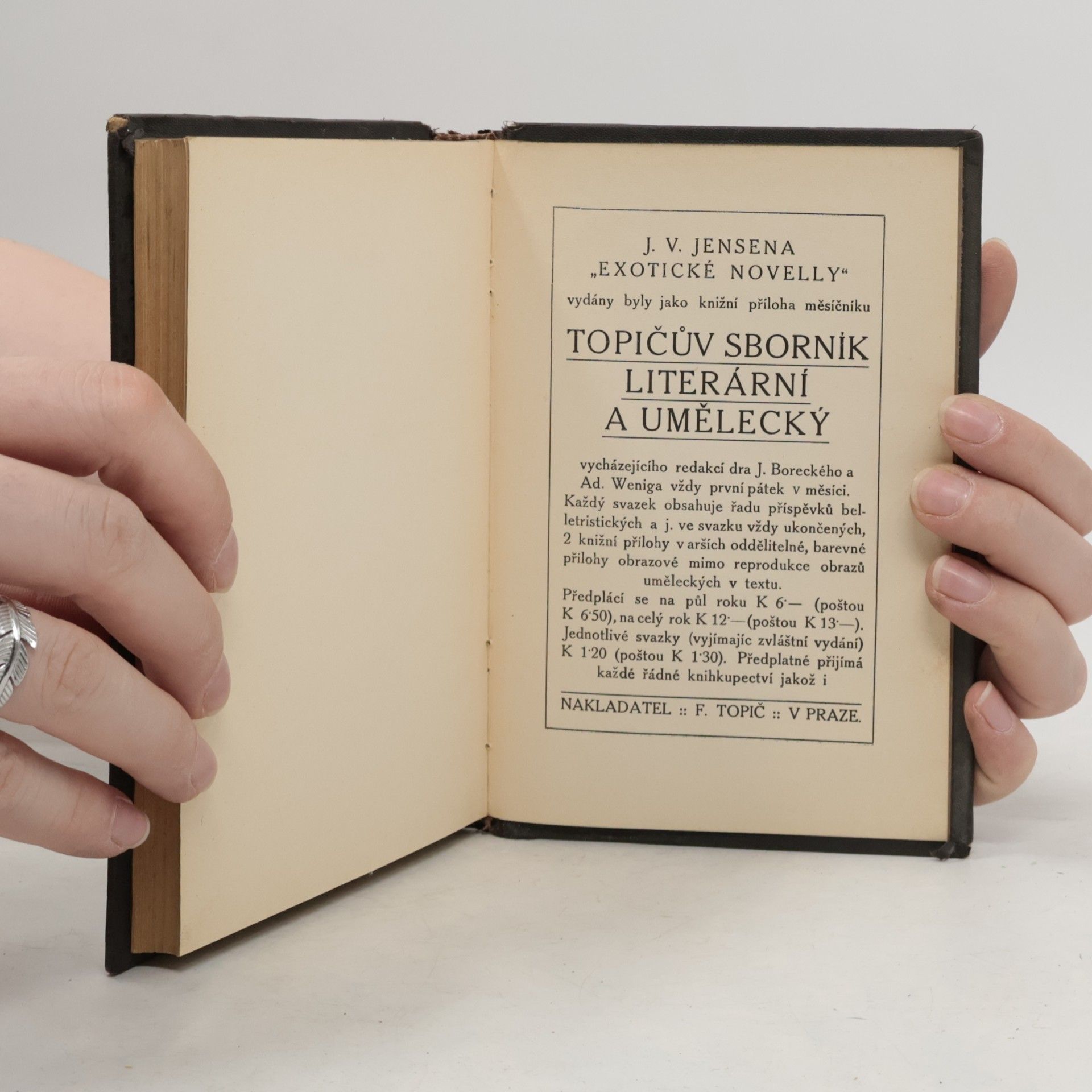 Johannes Vilhelm Jensen Exotické novelly