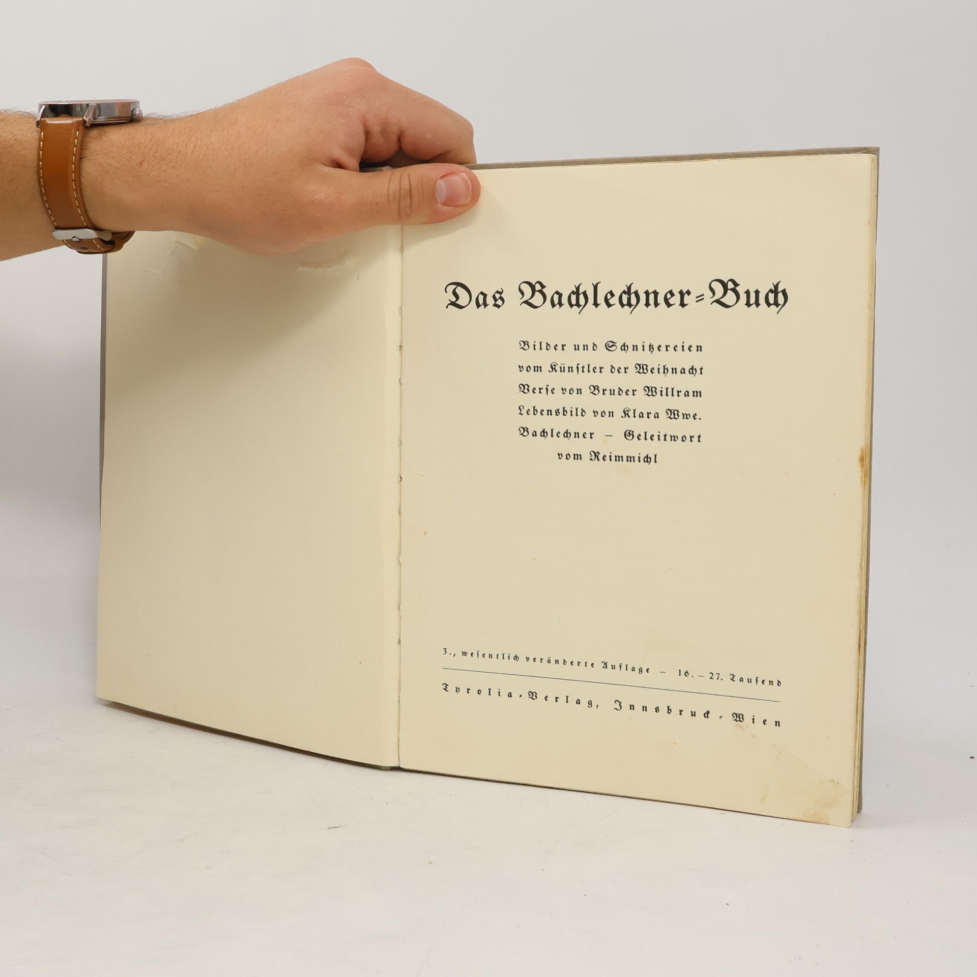Bruder Willram Das Bachlechner-Buch