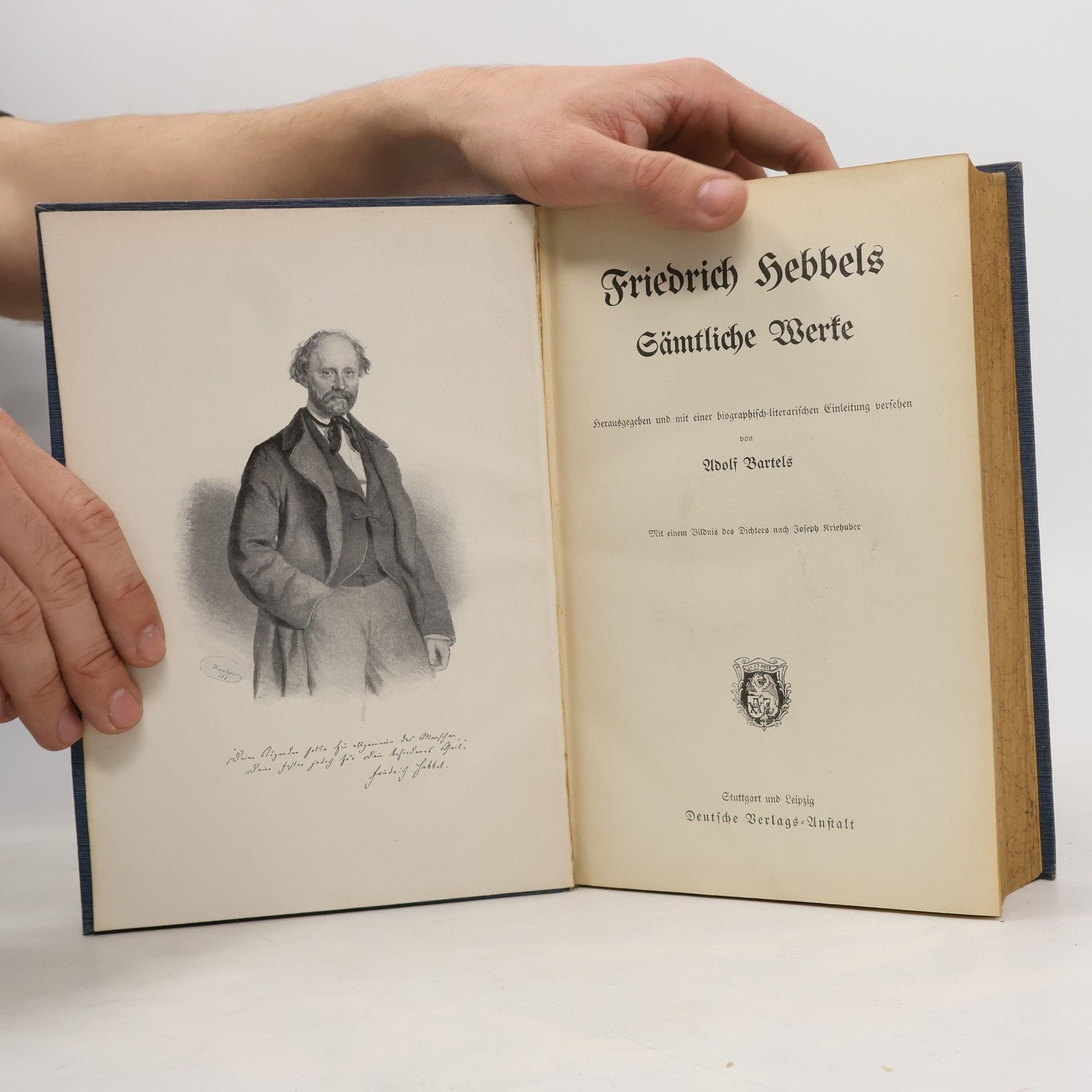 Christian Friedrich Hebbel Friedrich Hebbels Sämtliche Werke