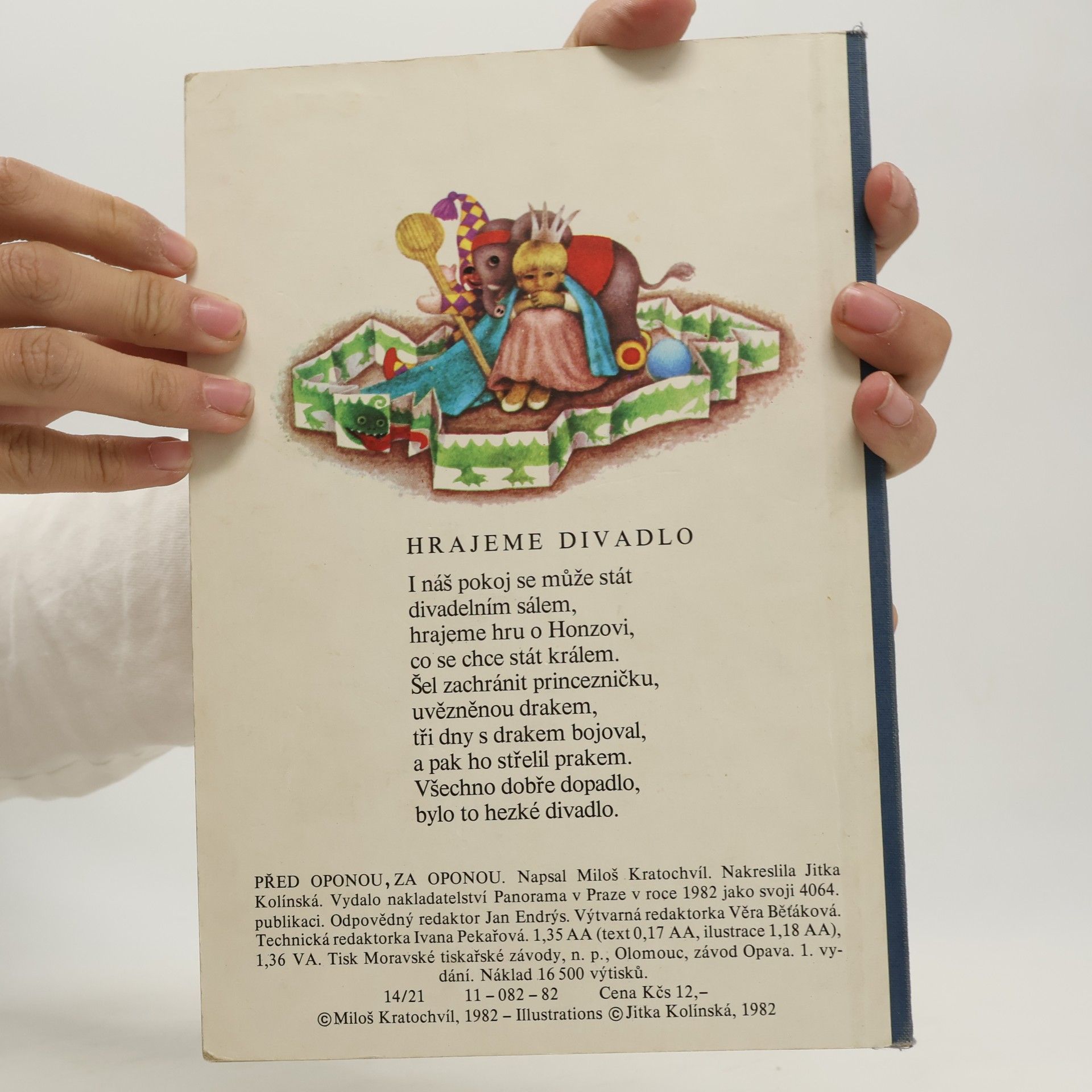 Miloš Kratochvíl Před oponou, za oponou