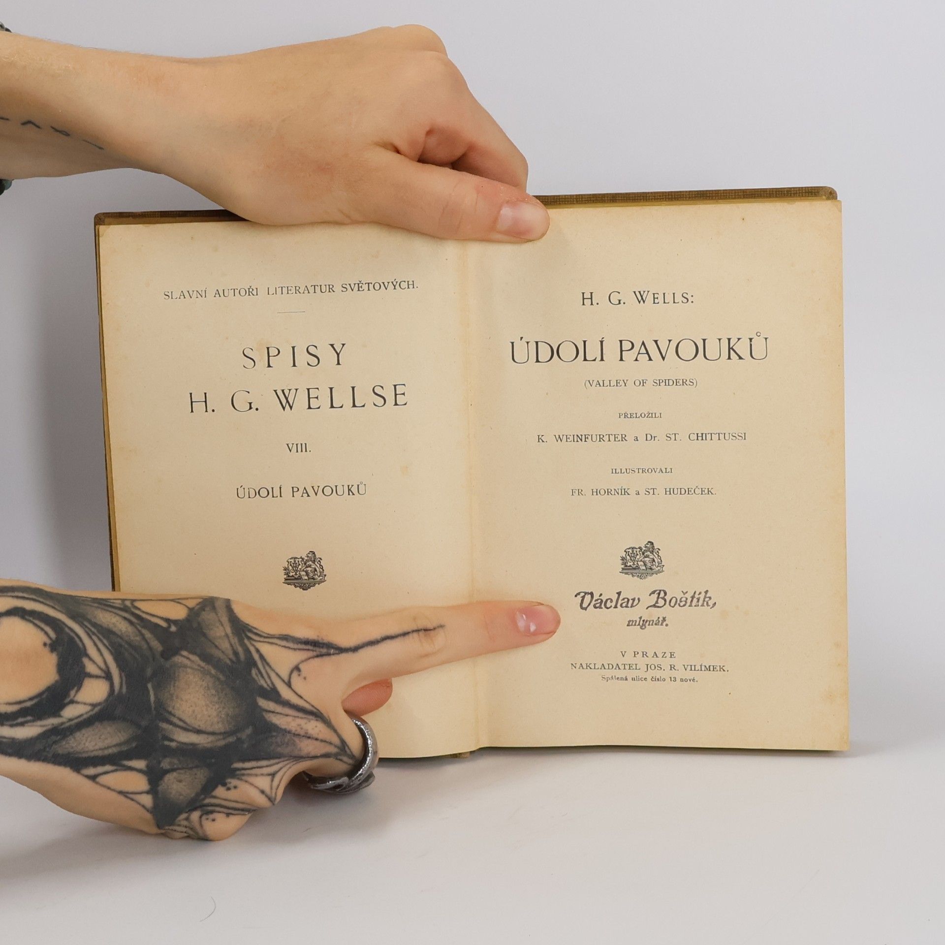 H. G. Wells Údolí pavouků