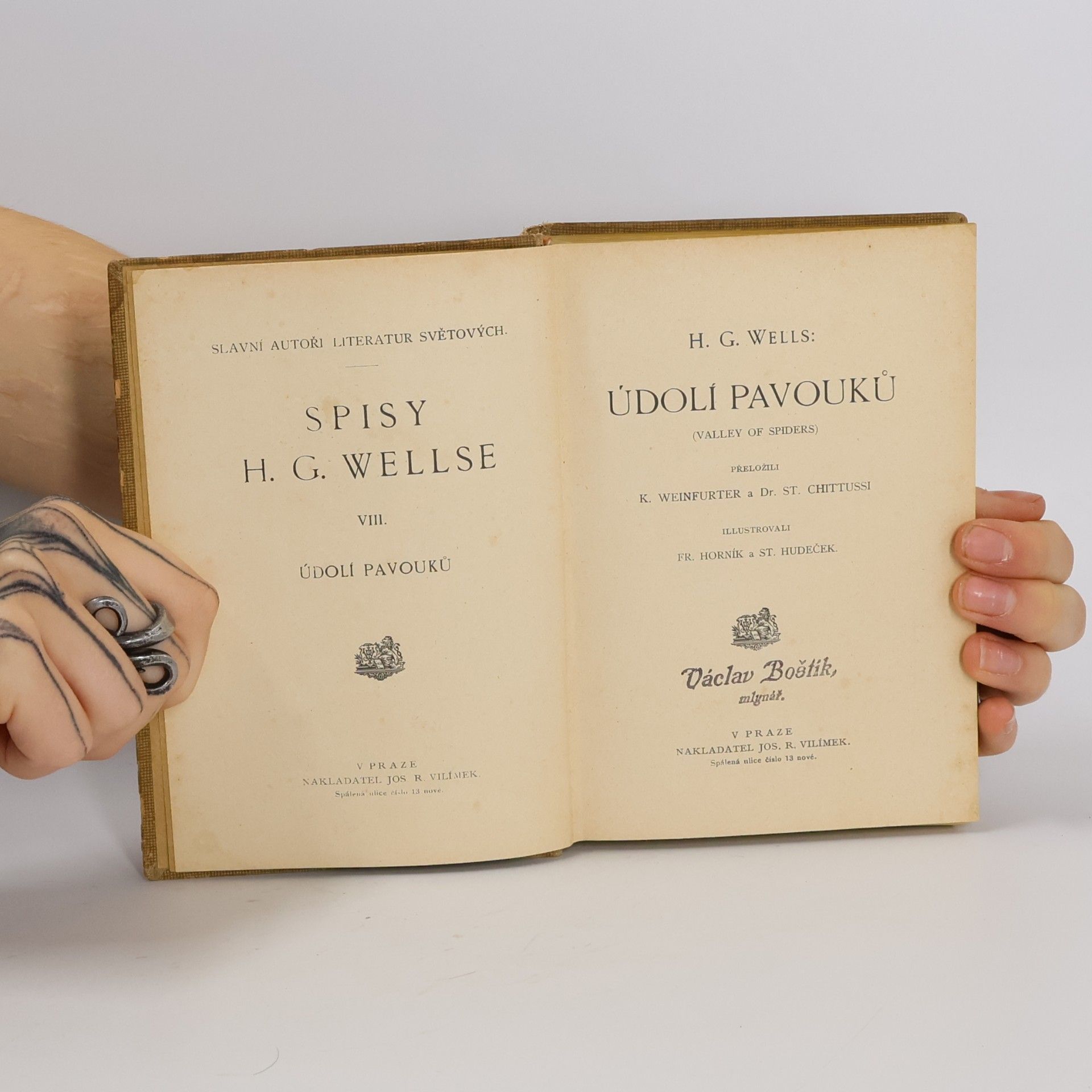 H. G. Wells Údolí pavouků