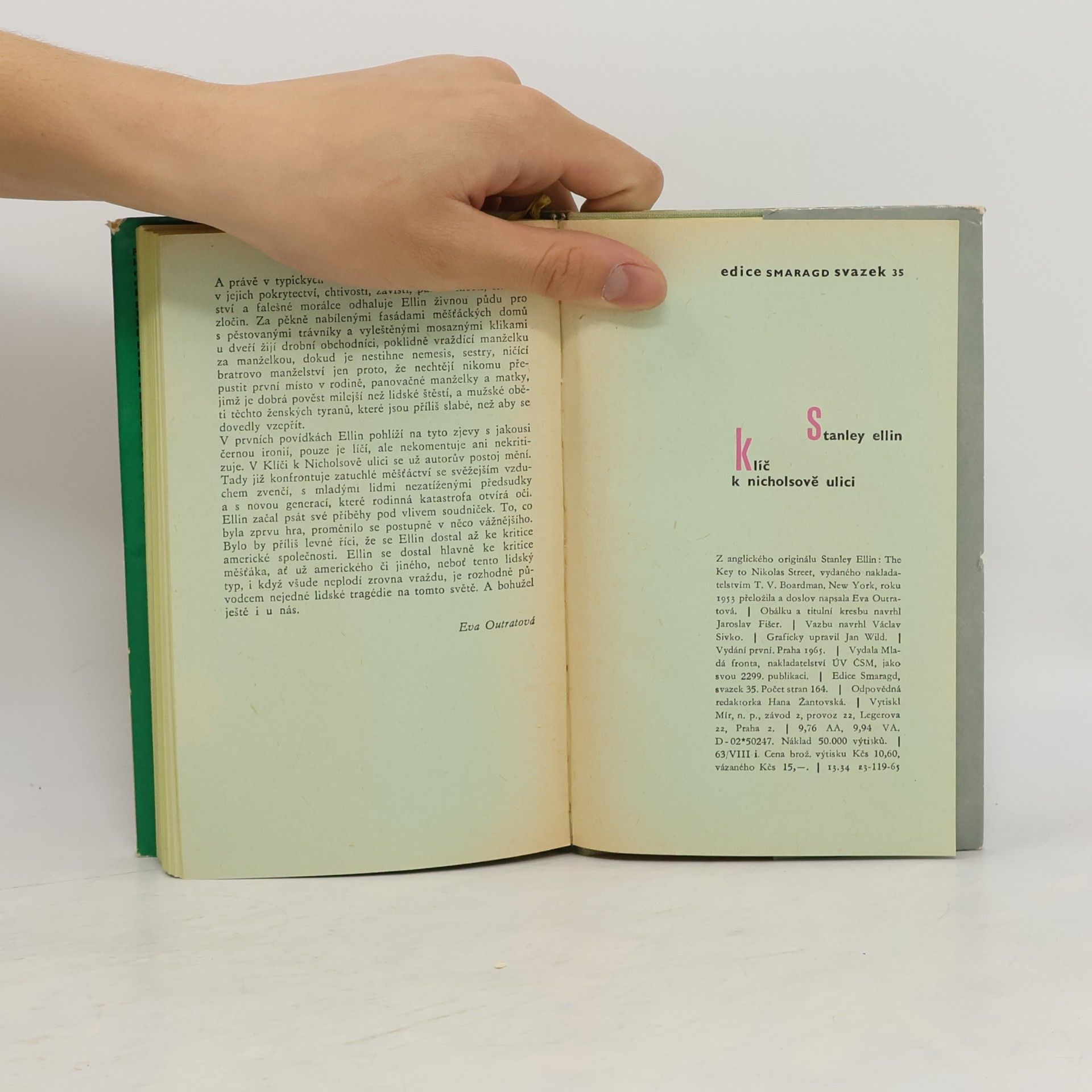 Stanley Ellin Klíč k Nicholsově ulici