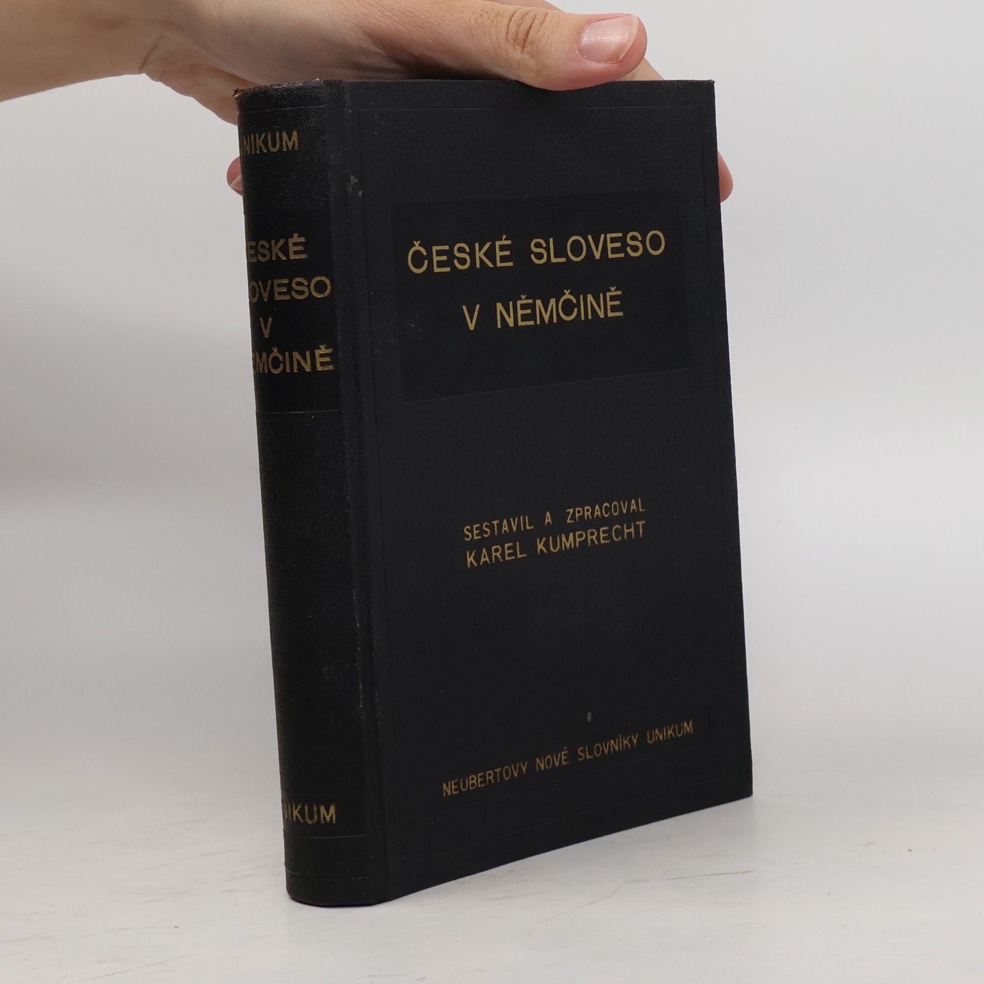 Karel Kumprecht České sloveso v němčině. Podrobné časování a mluvnice