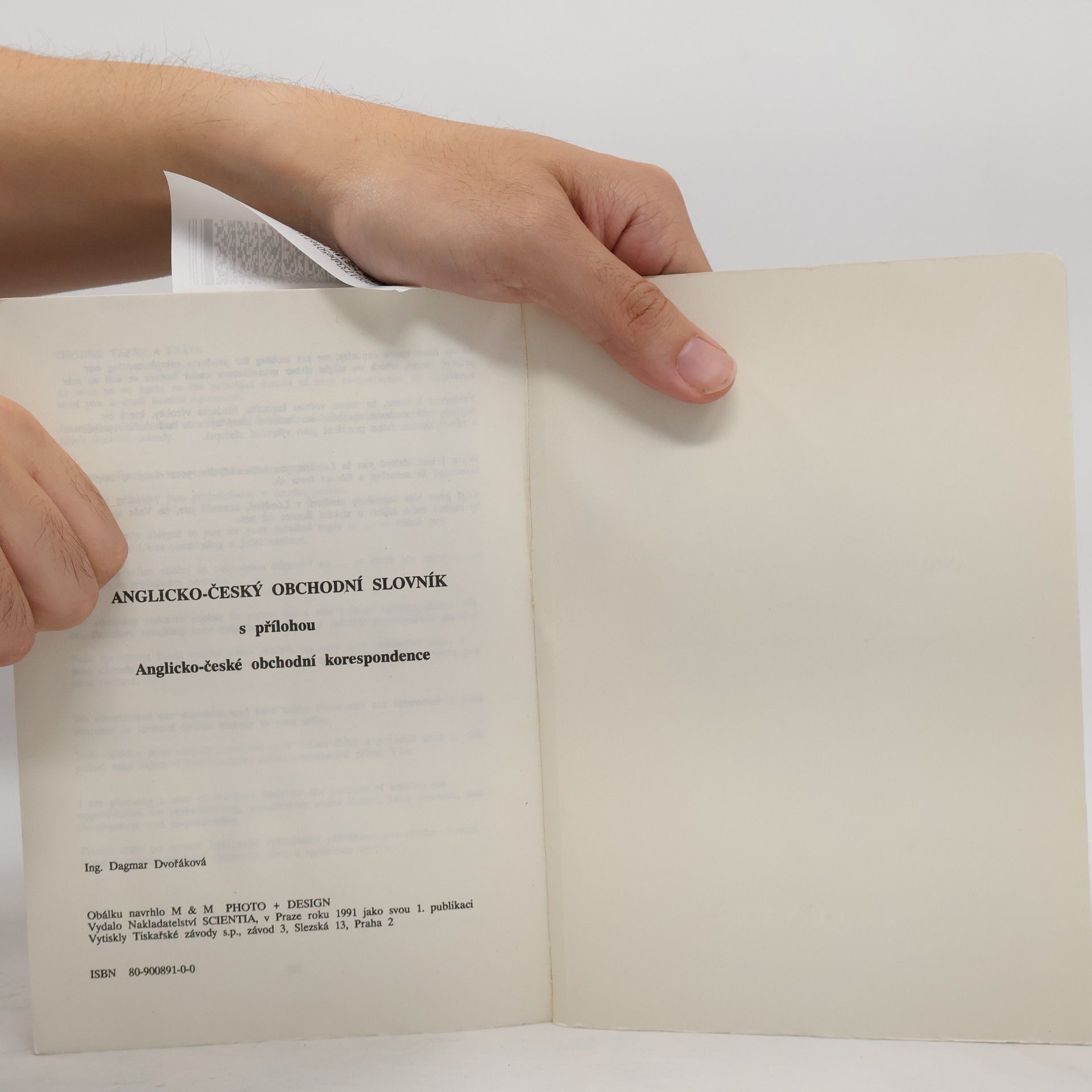 Dagmar Dvořáková English-Czech Commercial Dictionaty. Anglicko-český obchodní slovník. Obchodní korespondence v anglickém jazyce