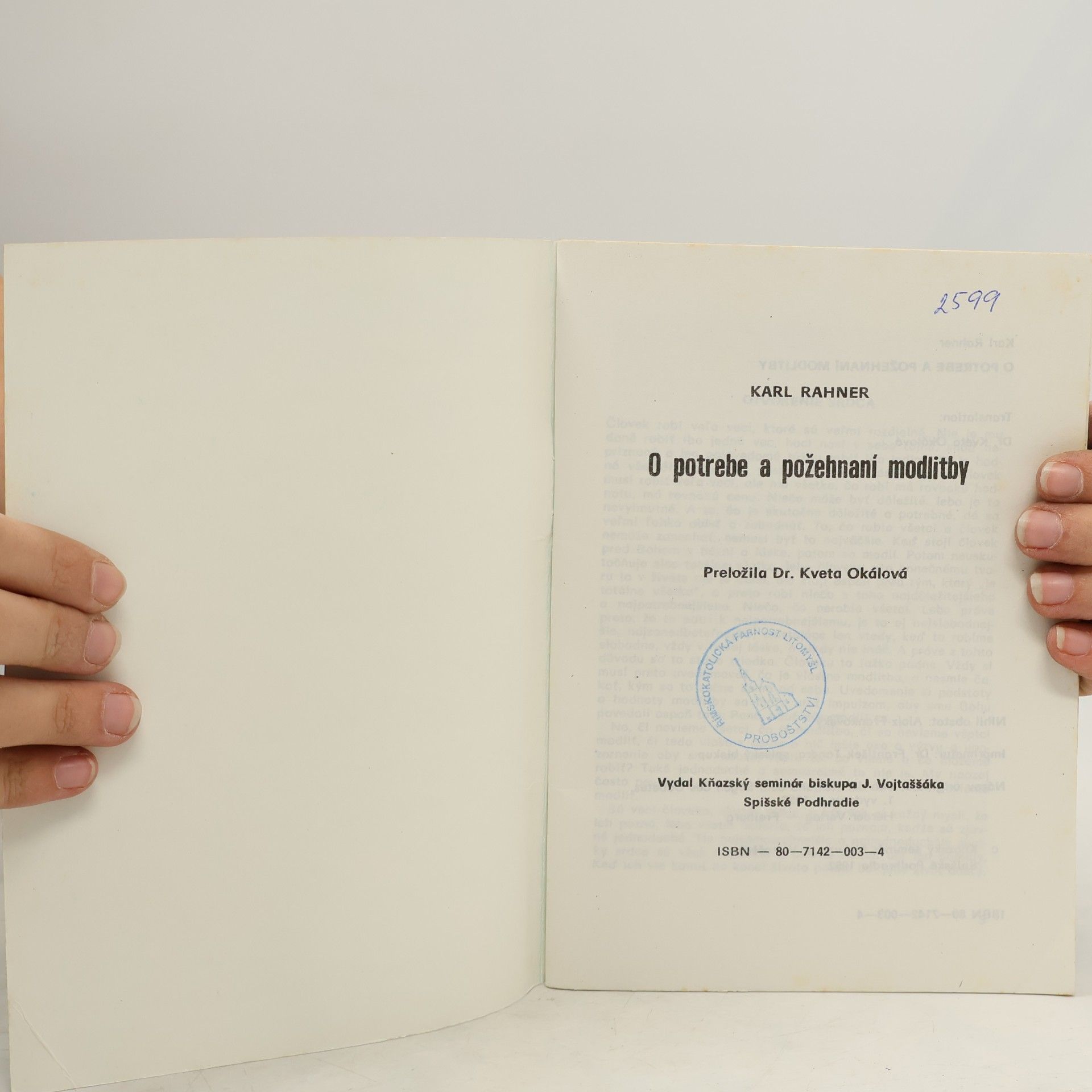 Karl Rahner O potrebe a požehnaní modlitby