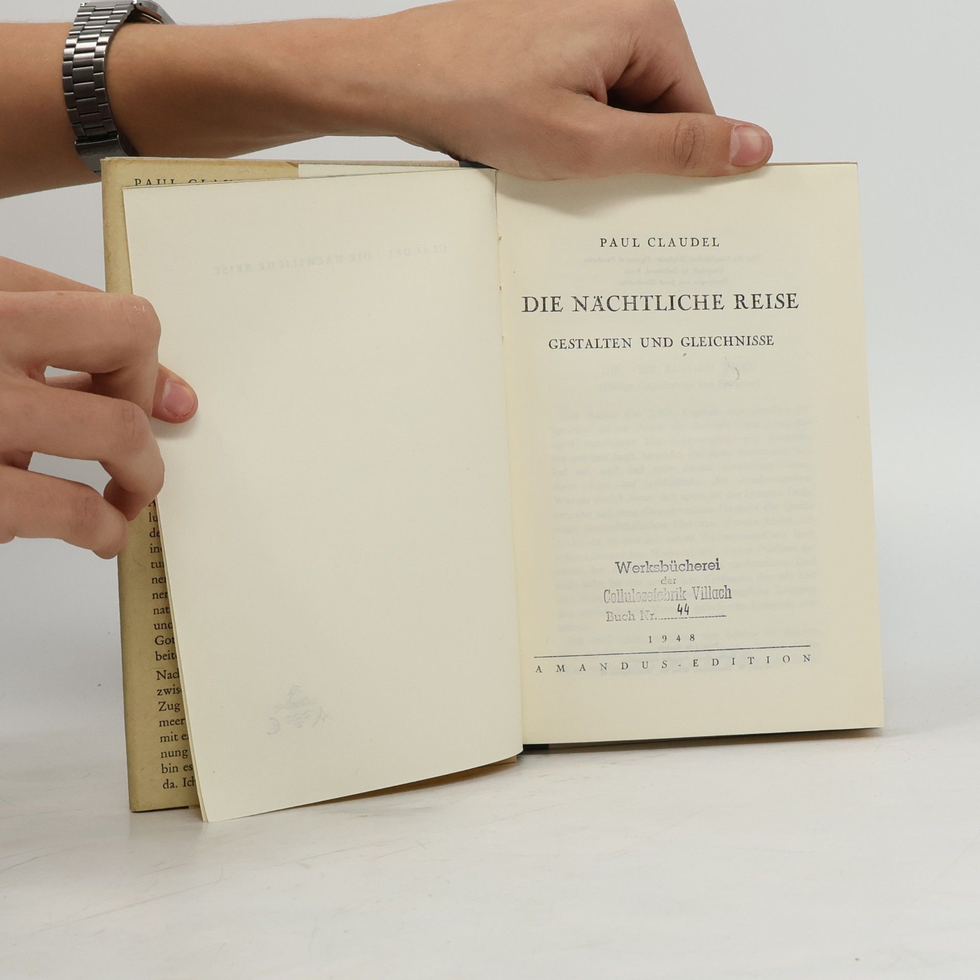 Paul Claudel DIE NÄCHTLICHE REISE