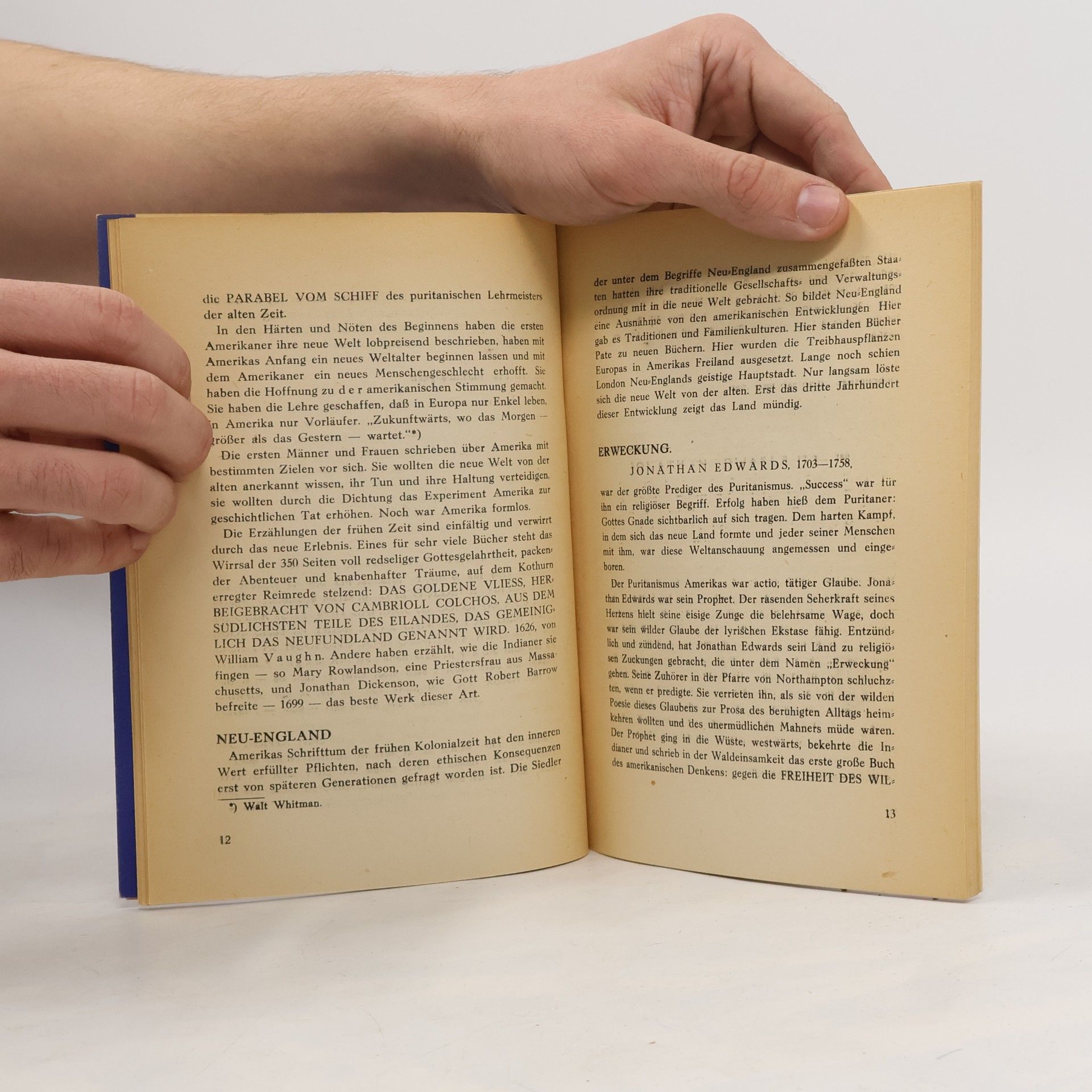 Augusta V. Bronner Amerikanische Literaturgeschichte