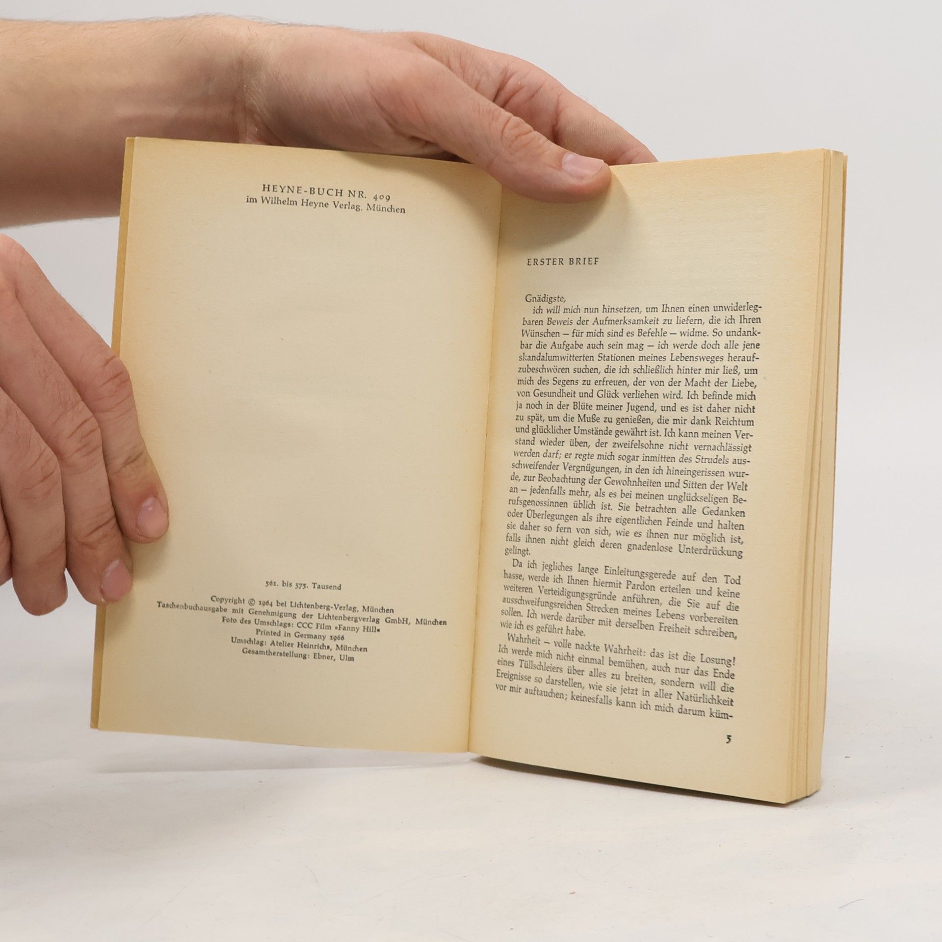 John Cleland Die Memoiren der Fanny Hill