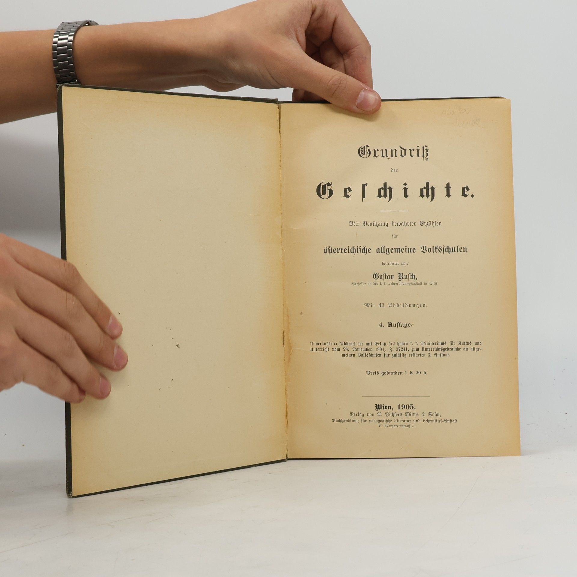 Gustav Rusch Grundriß der Geschichte