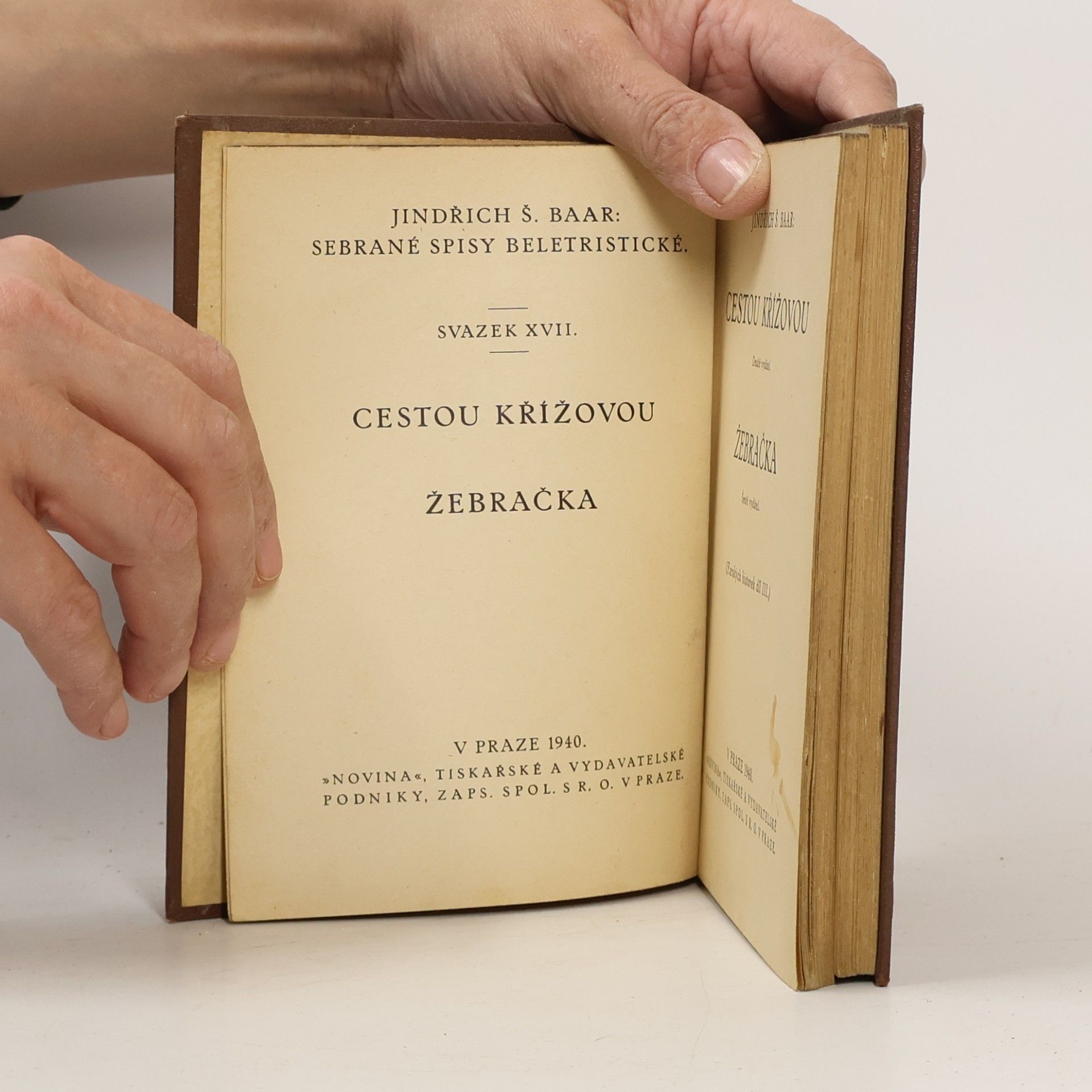 Jindřich Šimon Baar Cestou křížovou : Žebračka