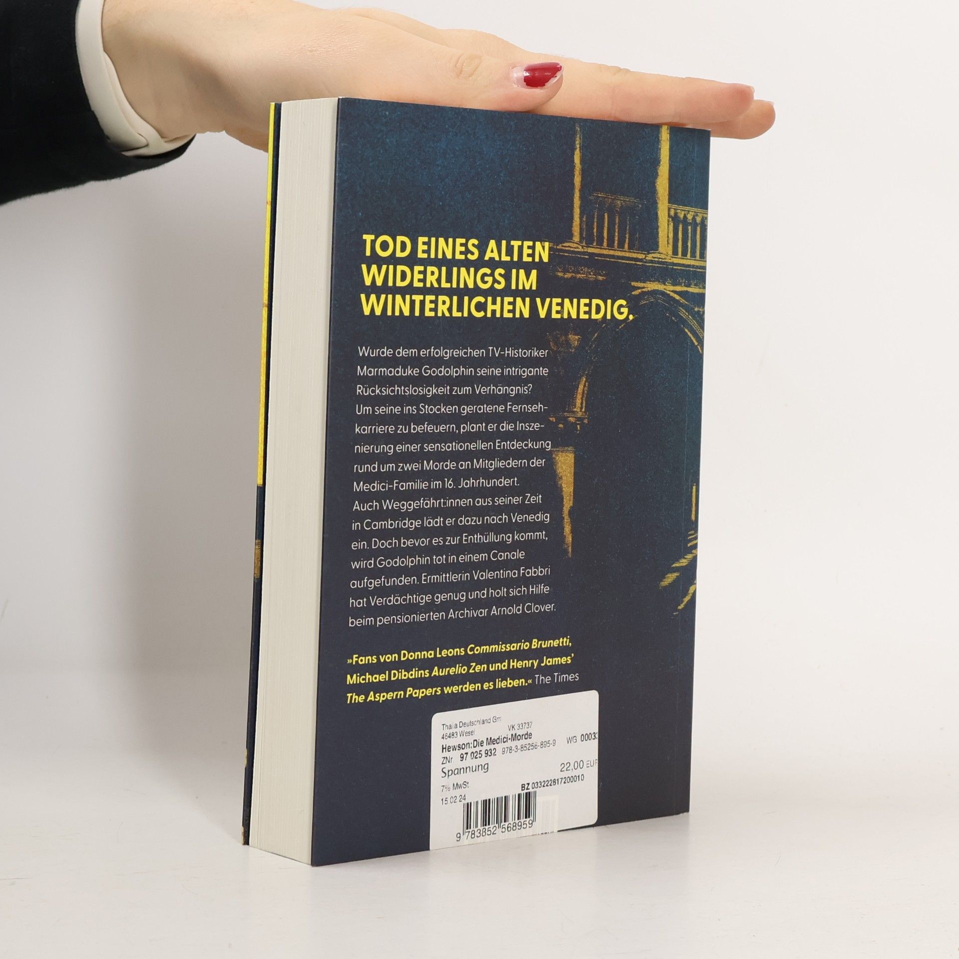 David Hewson Die Medici-Morde