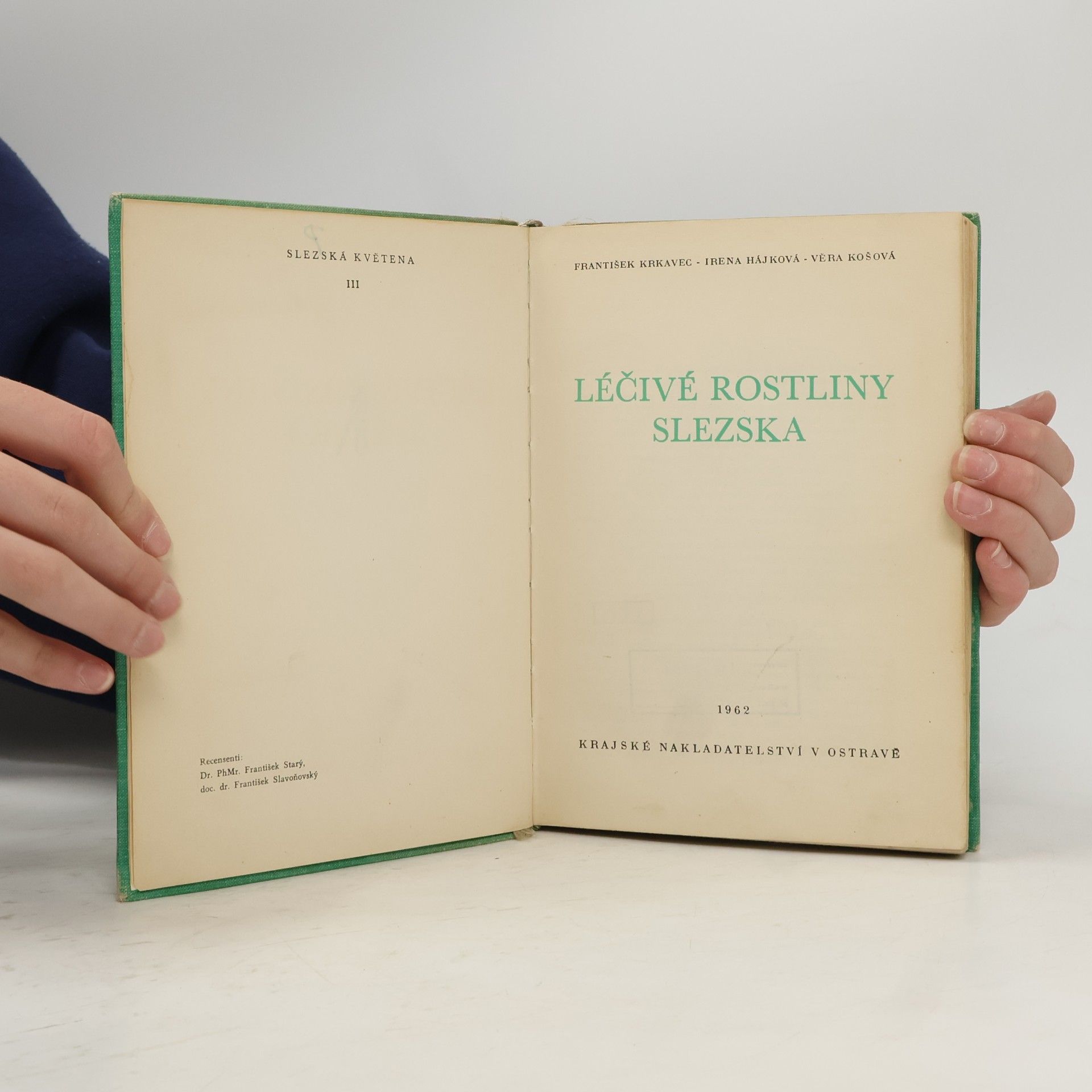 František Krkavec Léčivé rostliny Slezska