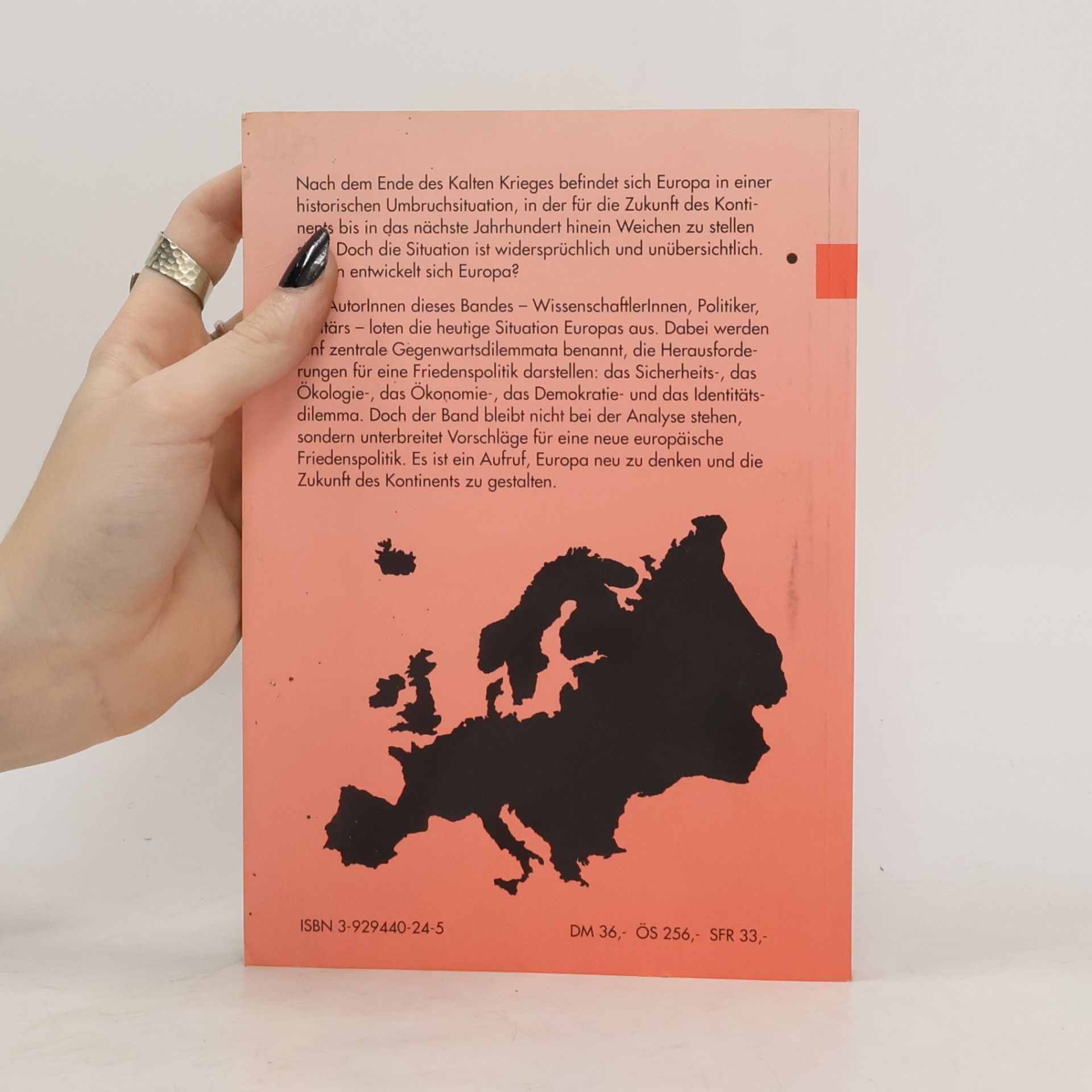 Margit Pieber Europa, Zukunft eines Kontinents