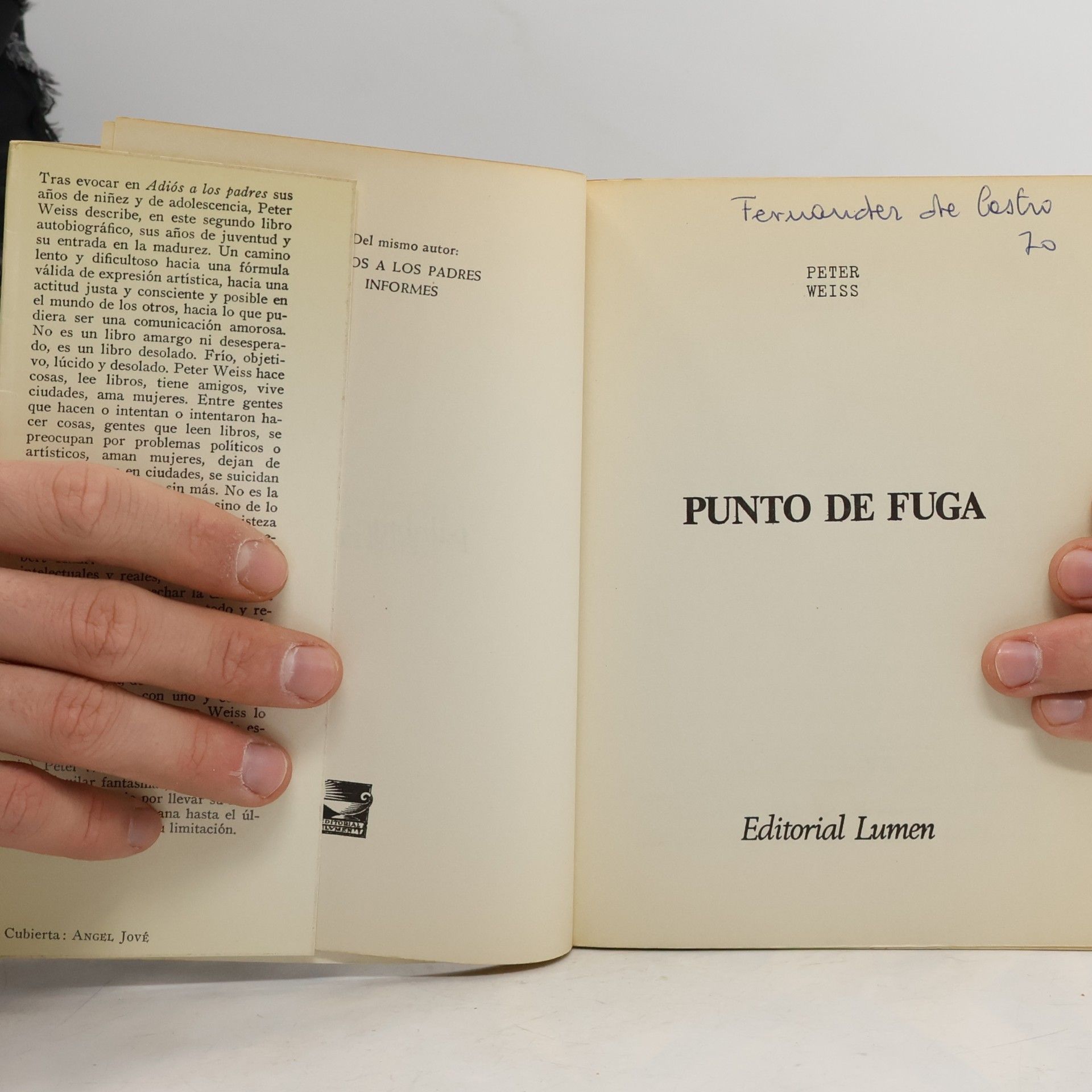 Peter Weiss PUNTO DE FUGA